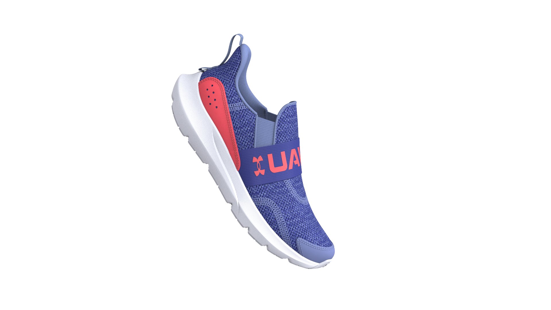 UA Surge 3 Slip Girls' Pre-School Running Shoes 2