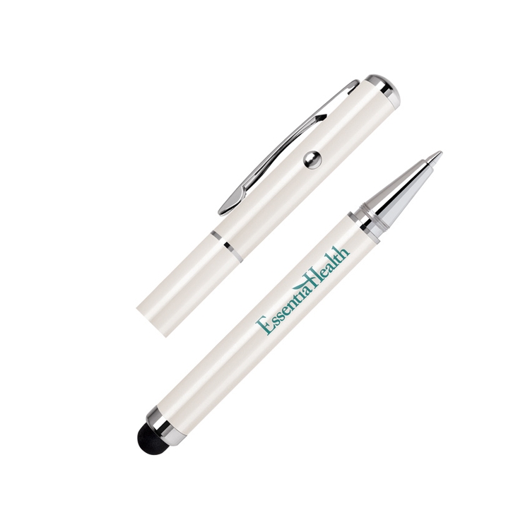 Stylus-380 Brass Ballpoint Pen & Laser Pointer 8