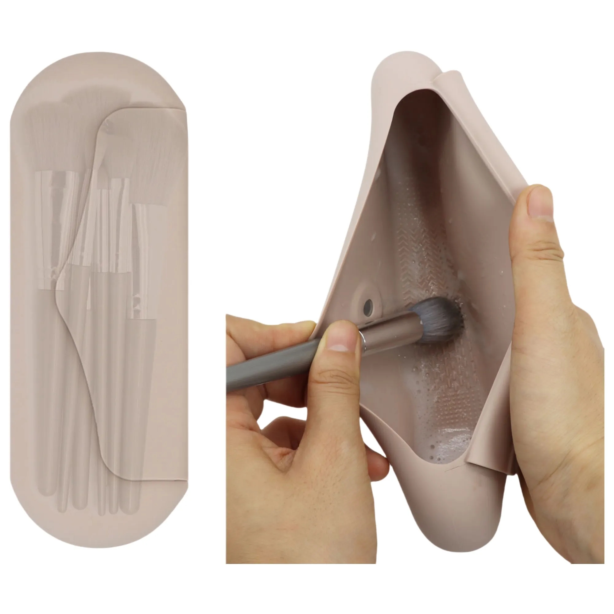 Silicone Travel Makeup Brush Holder 2