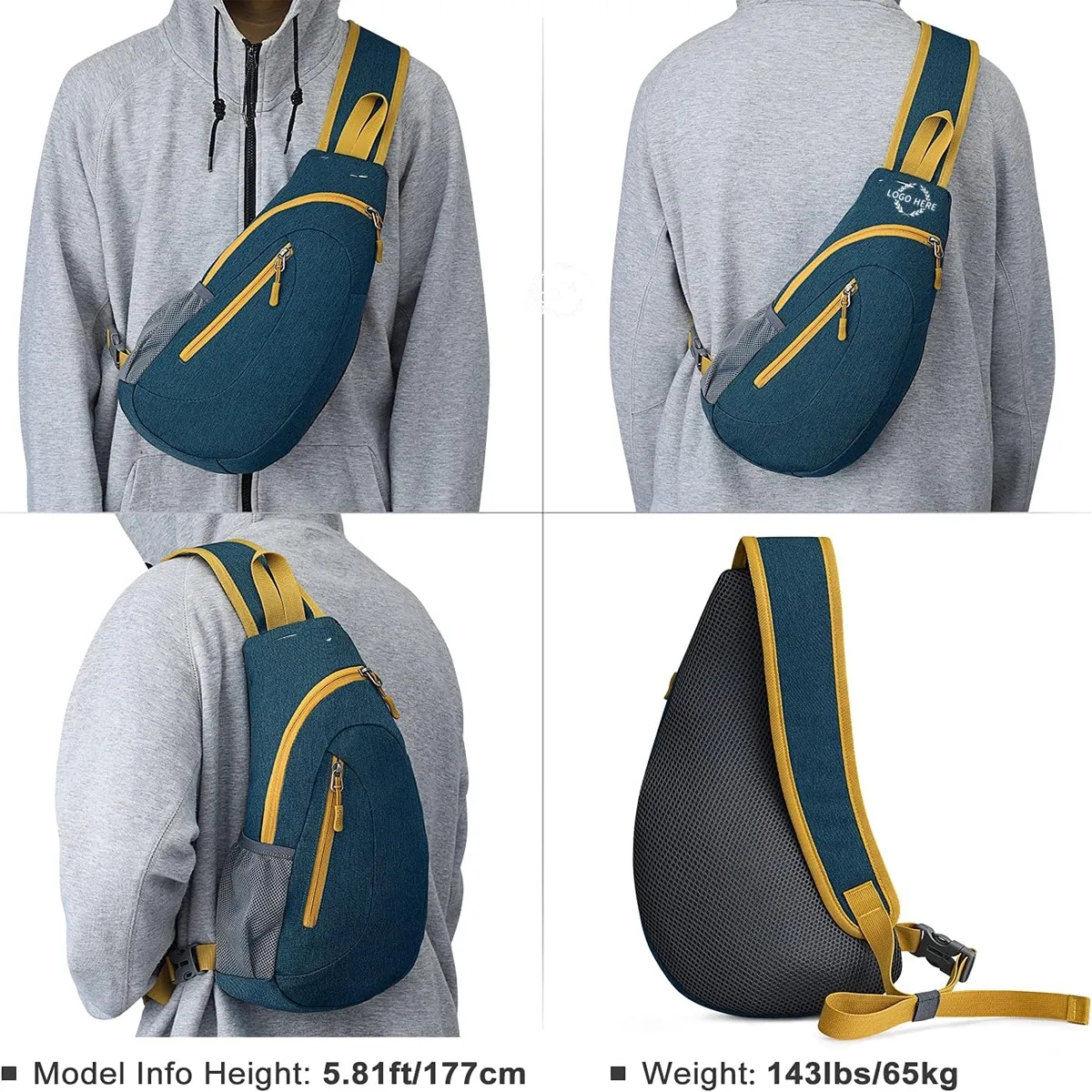 Cross Body Backpack for Men and Women 2