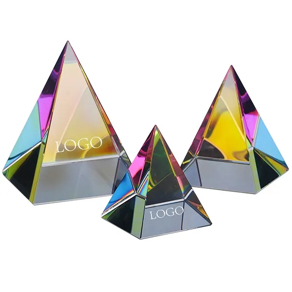 Pharaoh's crystal Pyramid Paperweight 2