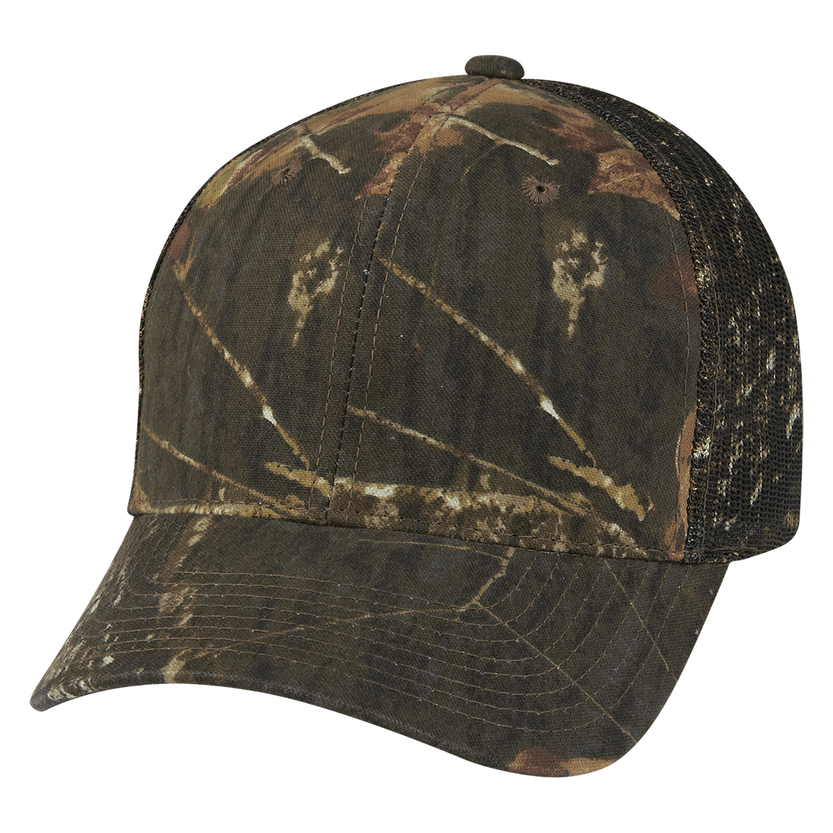 Mossy Oak® Hunter's Retreat Mesh Back Camouflage Cap 1