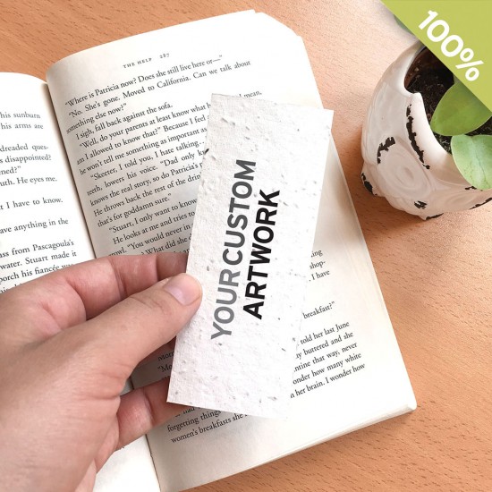 Single-Sided Small Seed Paper Bookmarks 2