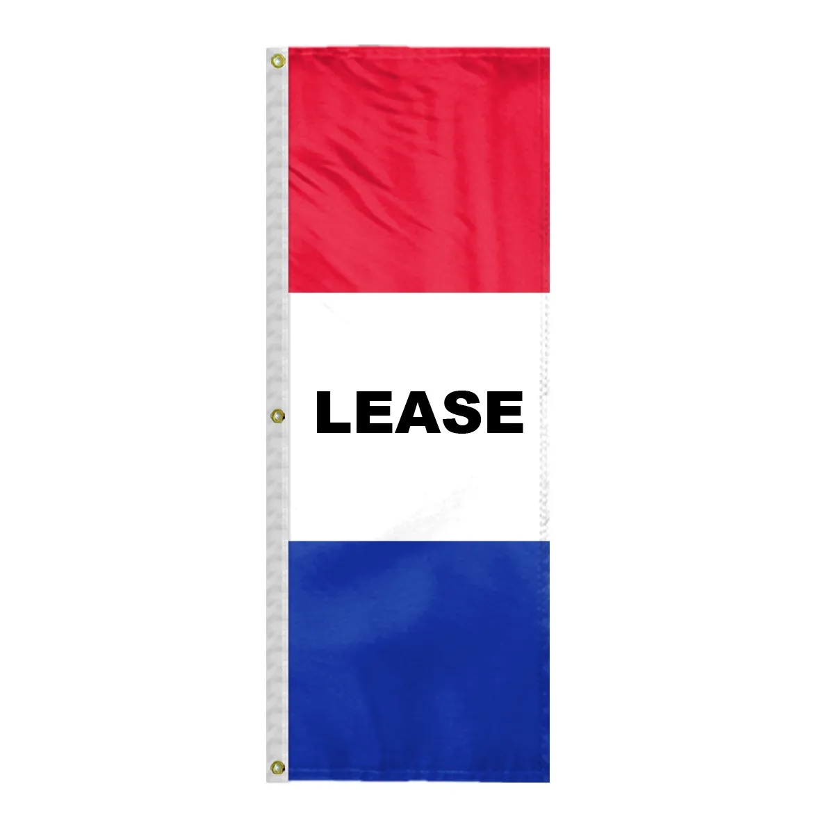 8' x 28" (3) Sewn Stripes Horizontal Message Flags 19