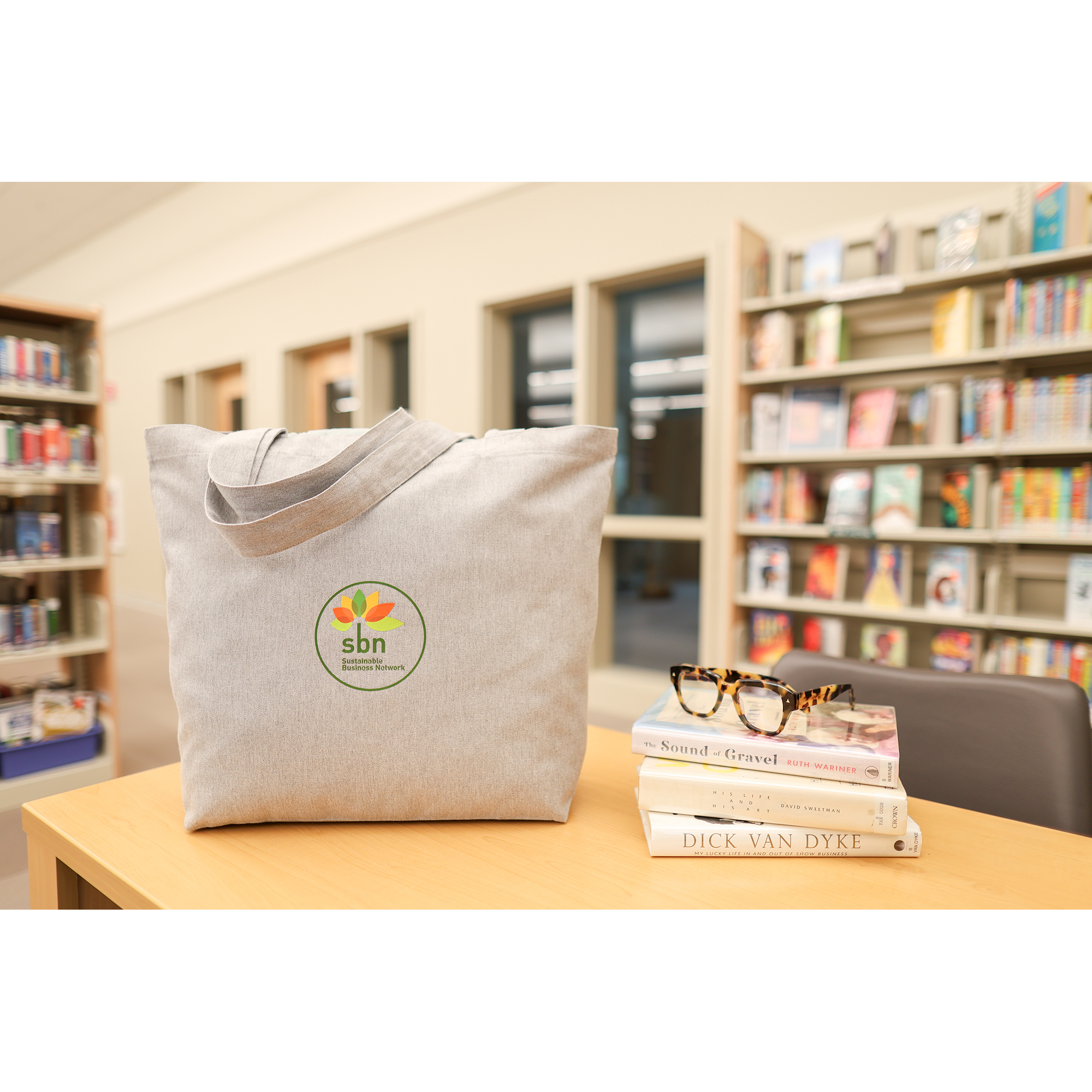 Recycled Cotton Shopper Tote with Interior Pocket - AWARE™ 16