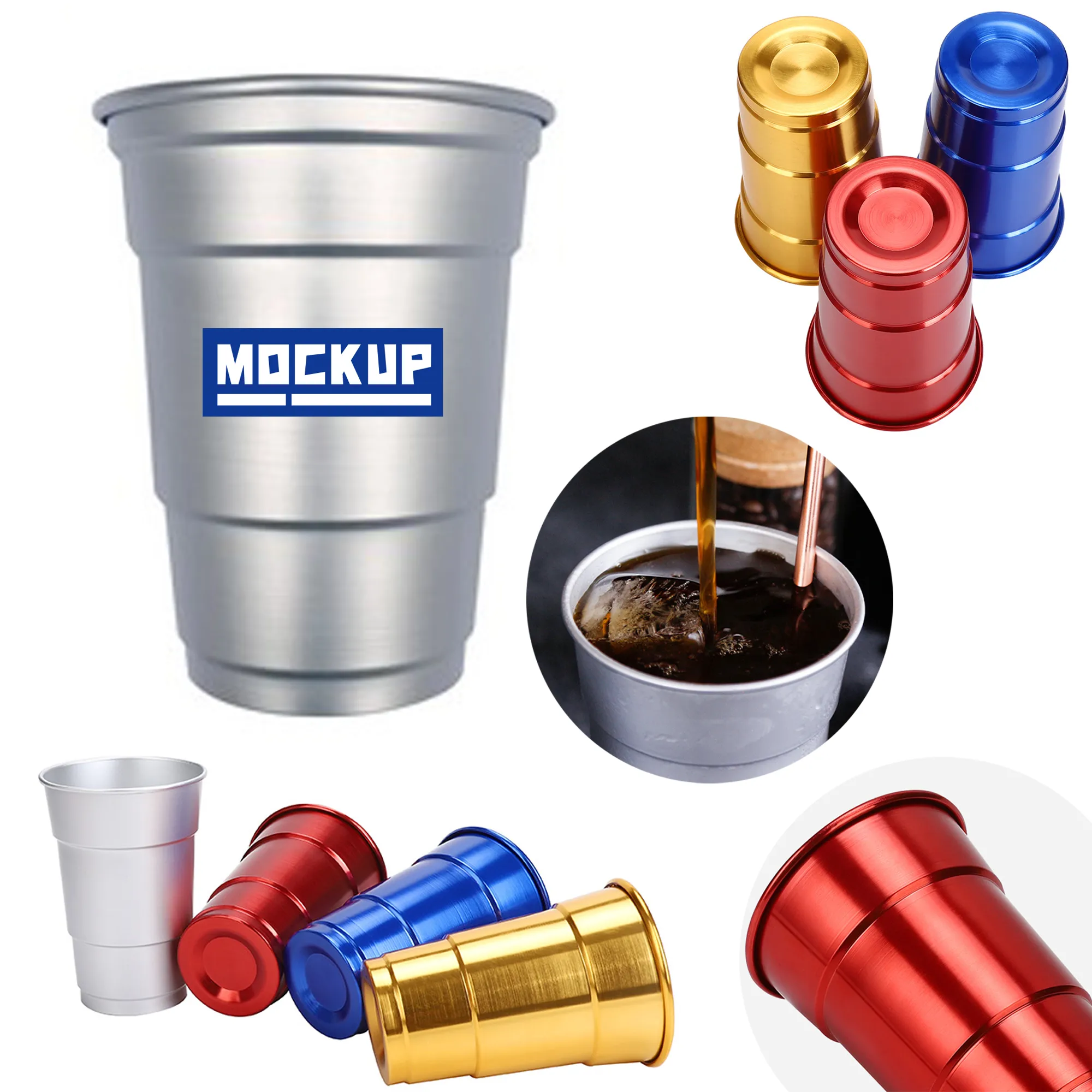 16OZ Aluminum Oxide Cup With 3.7" Mouth