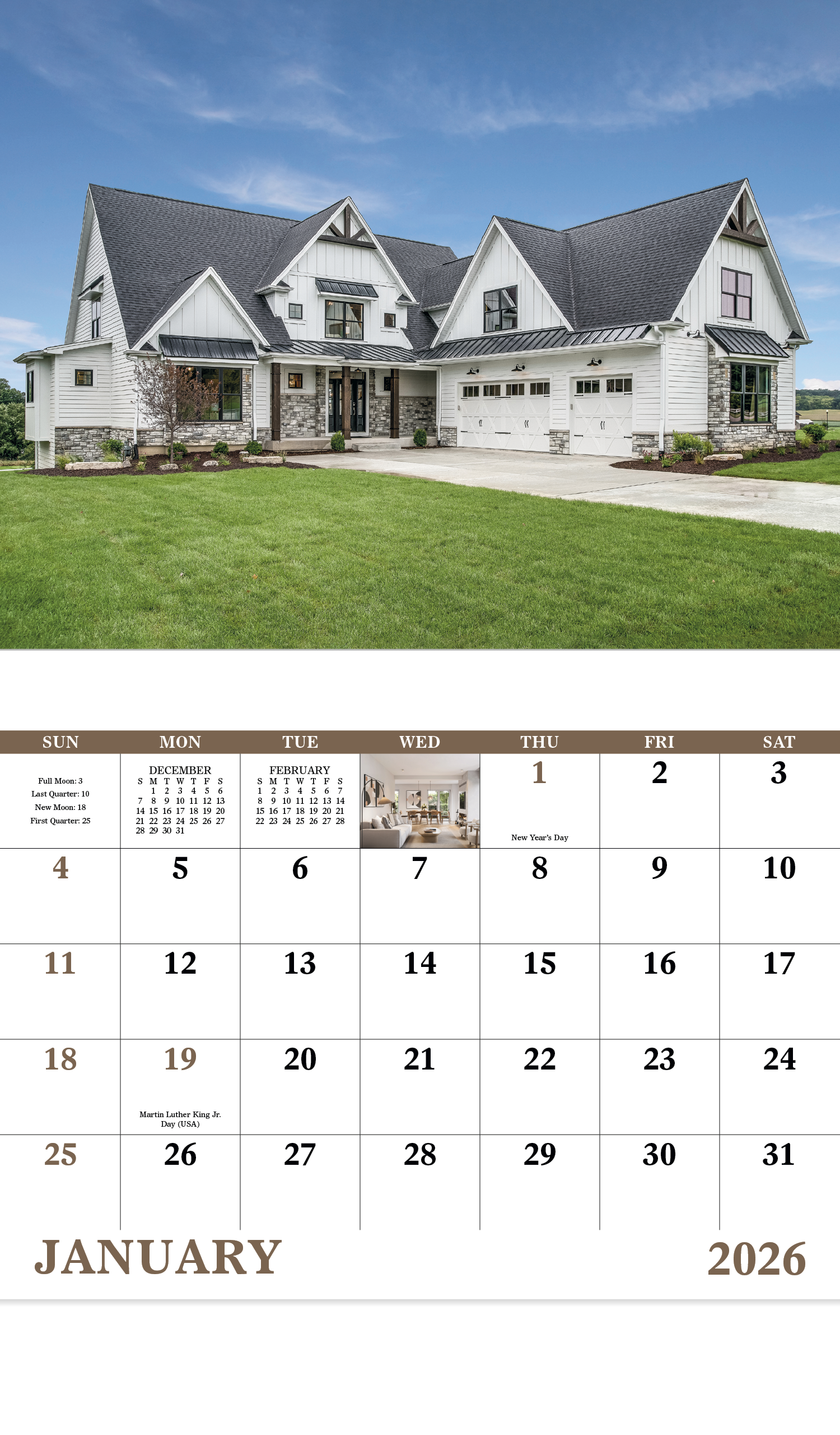 Good Value™ Welcome Home - Stapled Calendar 27