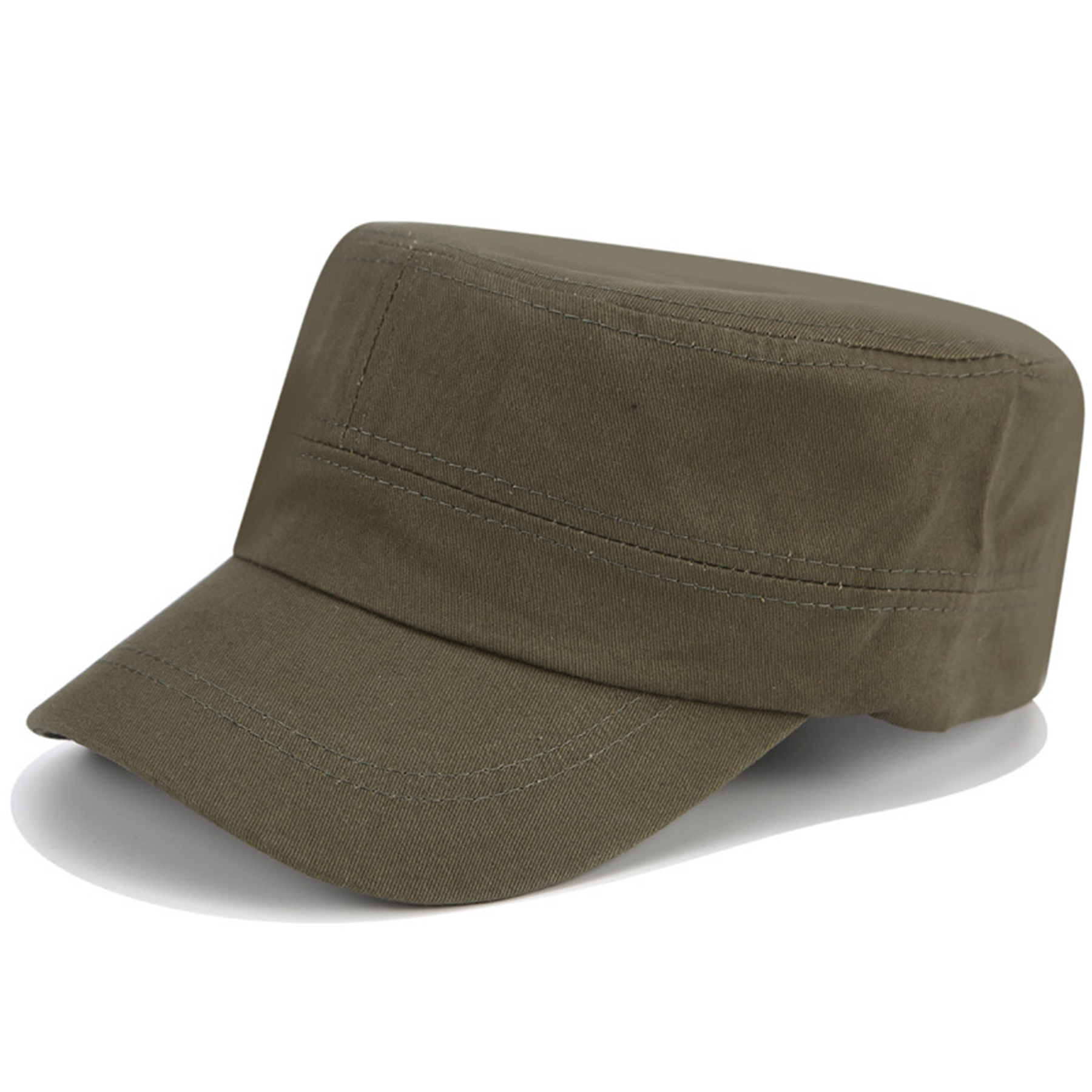 Cotton Summer Simple Monochrome Flat Hat For Men 7