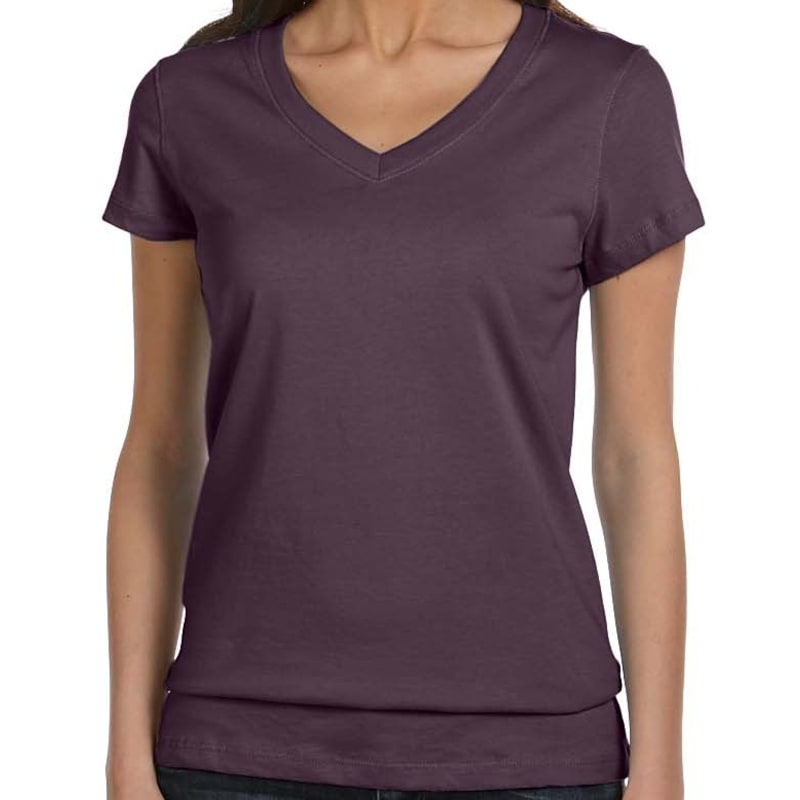 Bella Ladies Jersey Short-Sleeve V-Neck T-Shirt 14