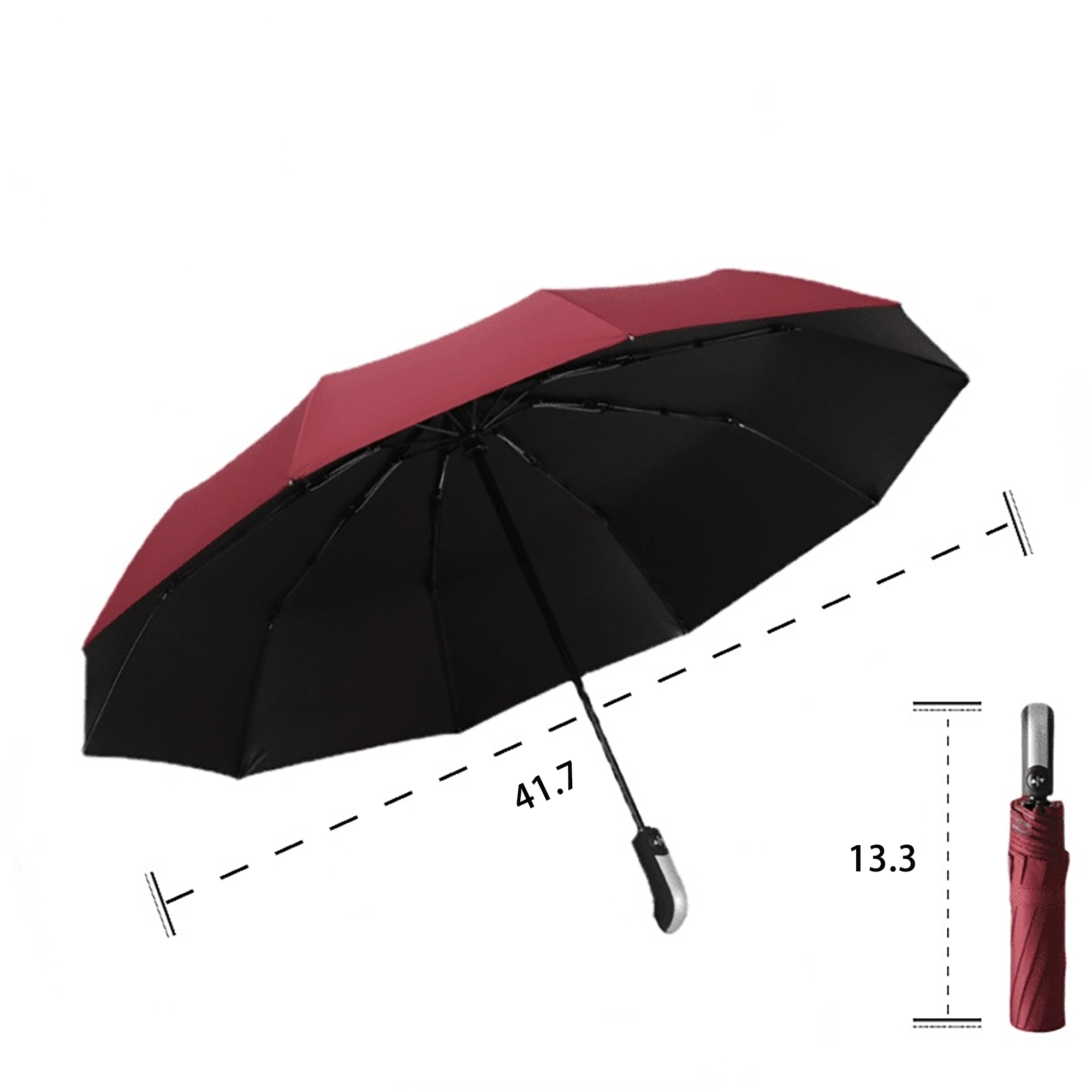 46" ARC Folding advertising umbrella 2