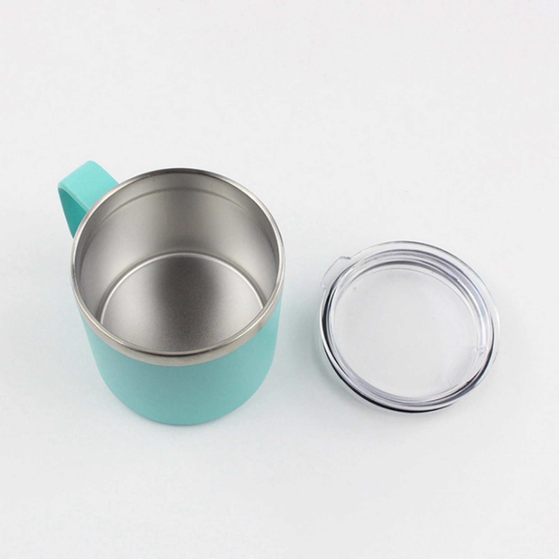 14 oz Stainless Steel Cup with Handle 9