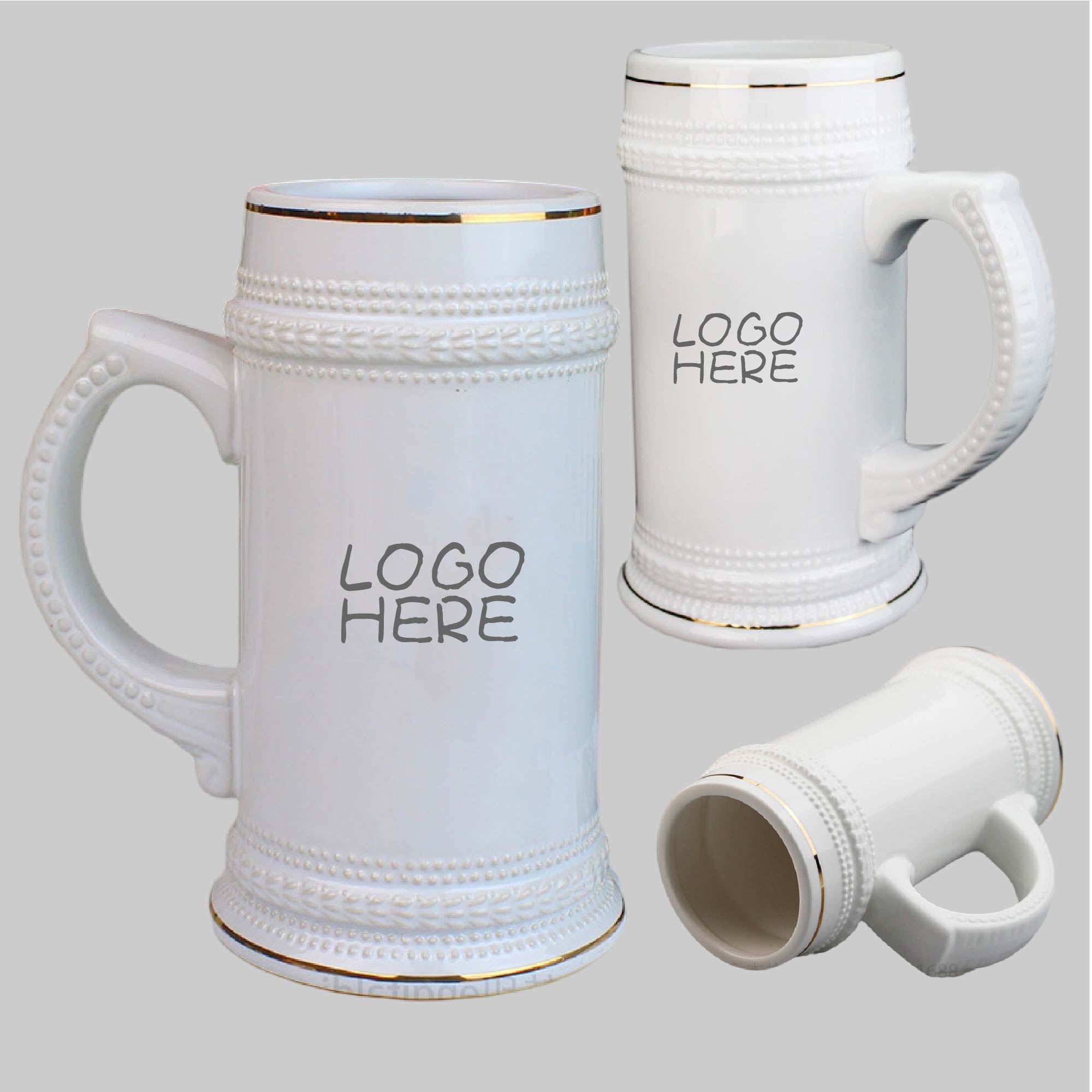 22 Oz. Ceramic Tankard 1