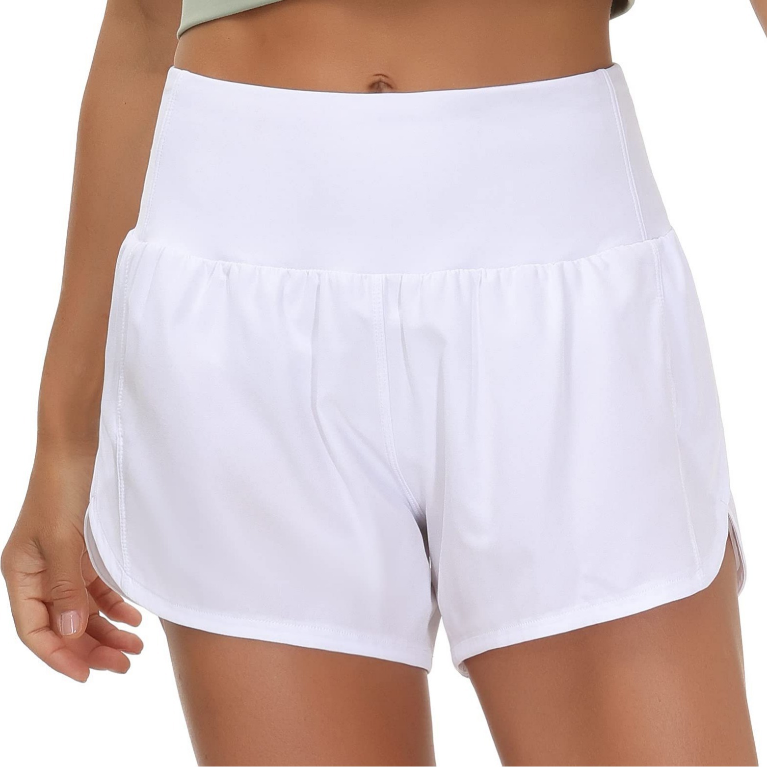 High Waisted Running Shorts 2