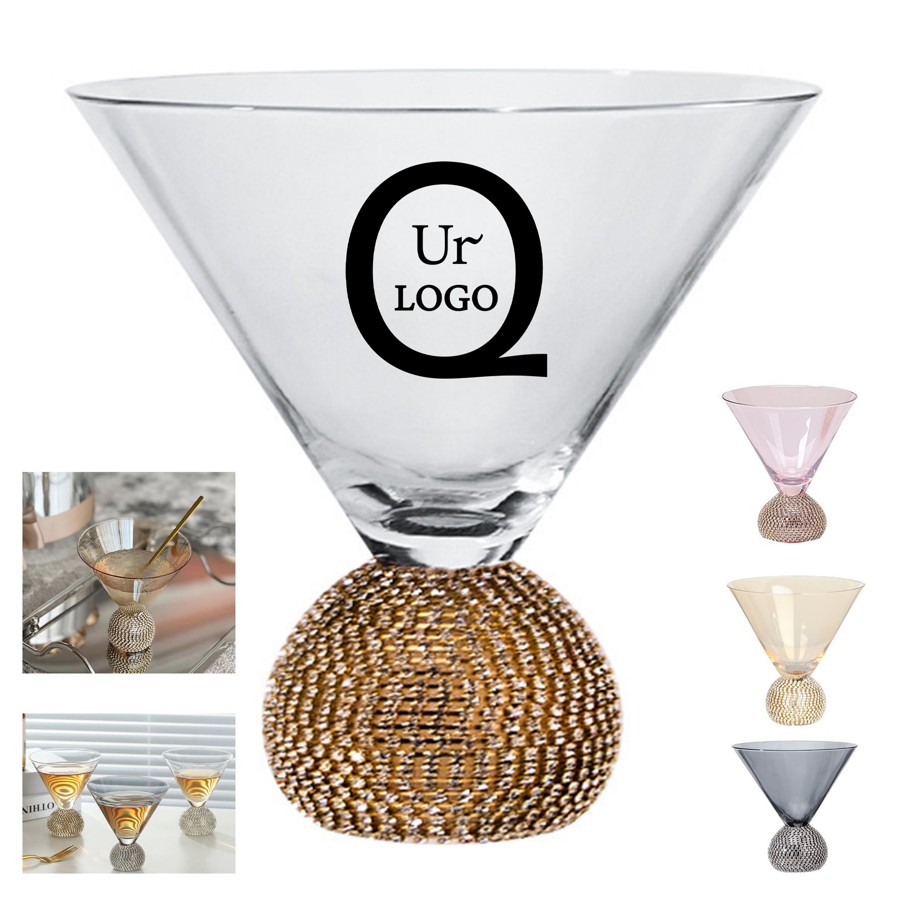 10 Oz Diamond Cocktail Cup