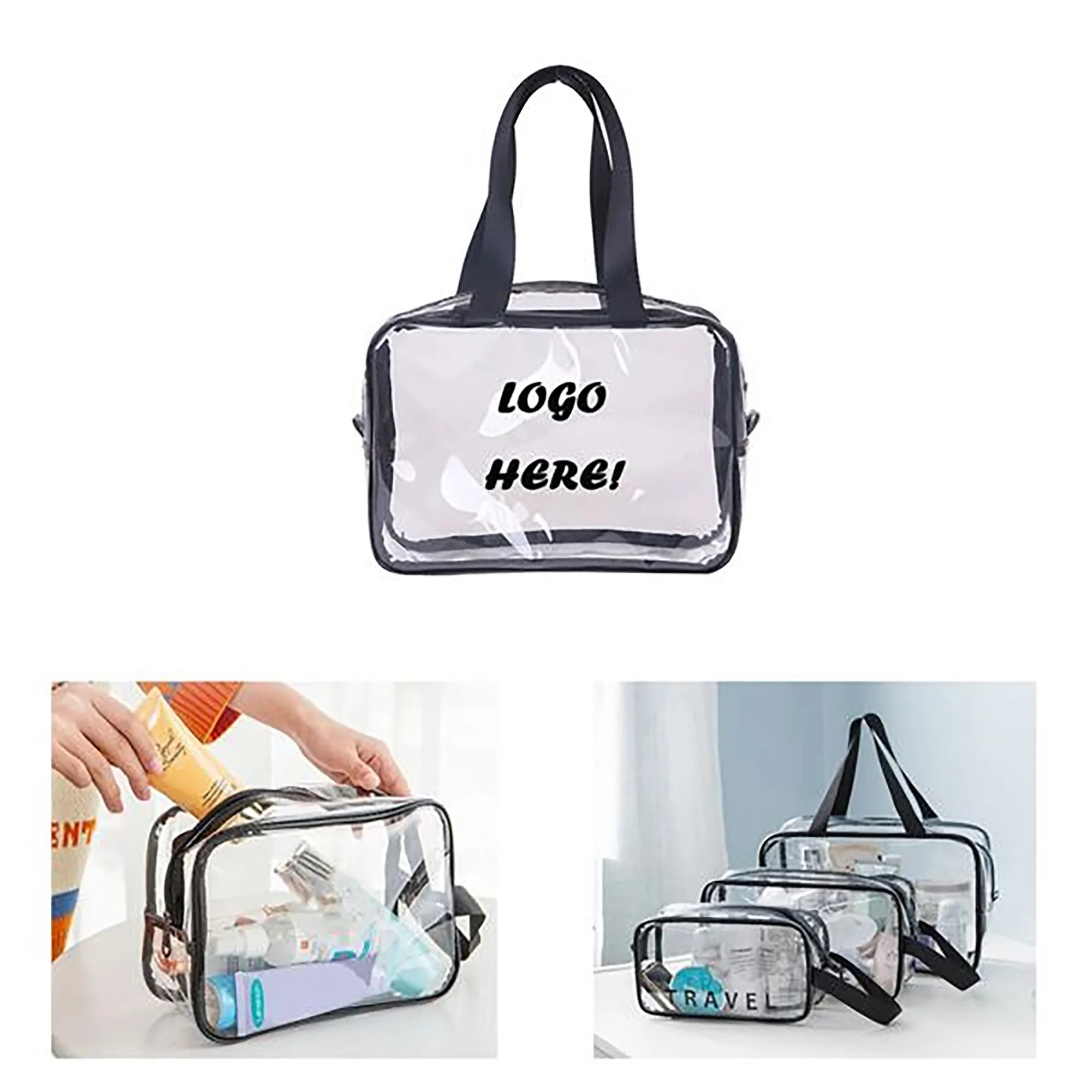 PVC Waterproof Portable Cosmetic Bag 2