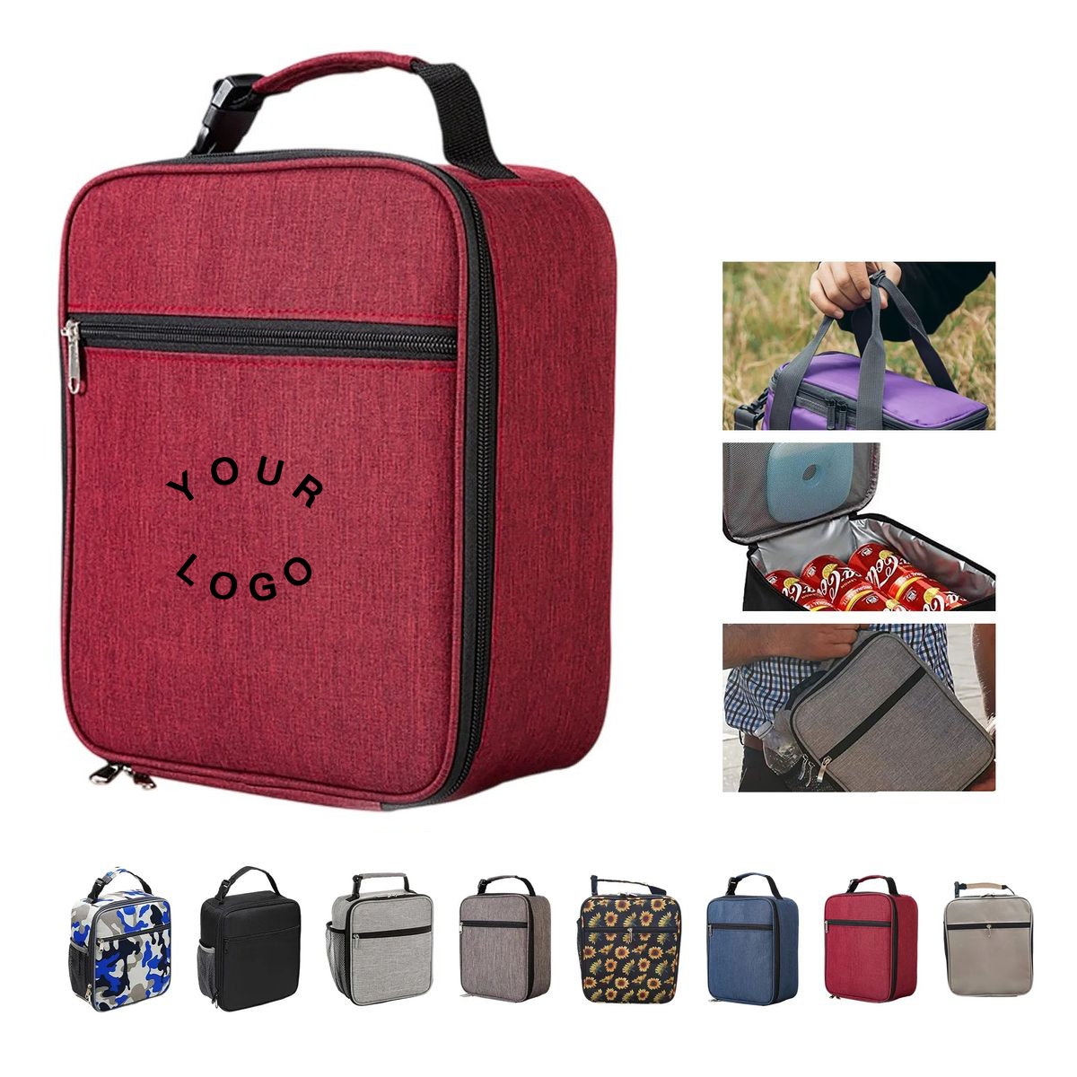 Portable Cooler Bag with PEVA Lining 2
