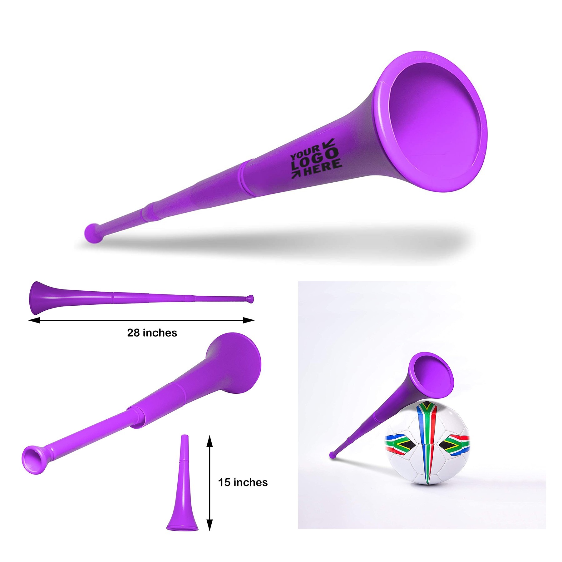 Windy City Novelty World Cup Collapsible Stadium Horn 2