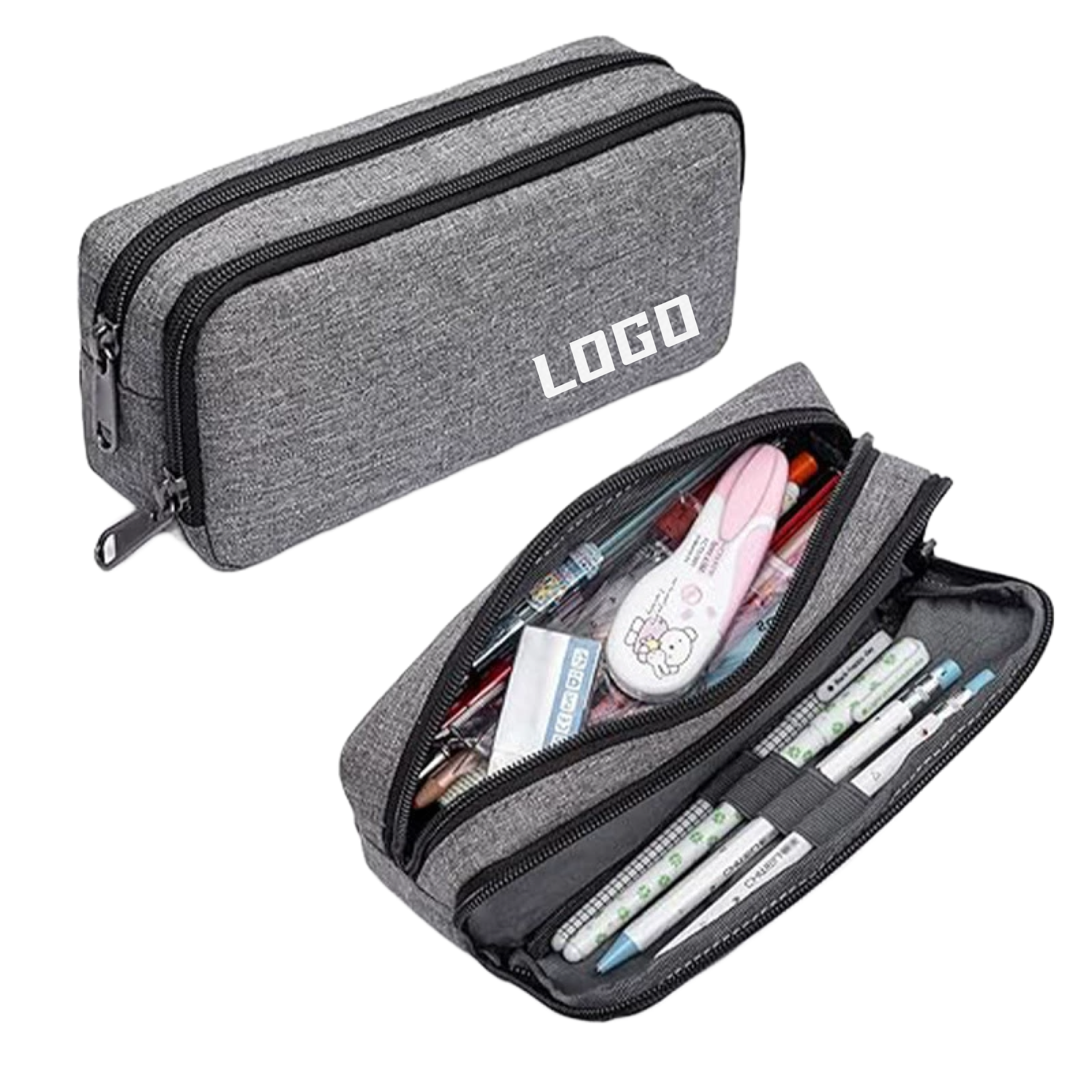 Large Capacity Water-Resistant Double Layer Oxford Pouch 1