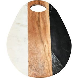 Wood and Marble Cutting Board 1