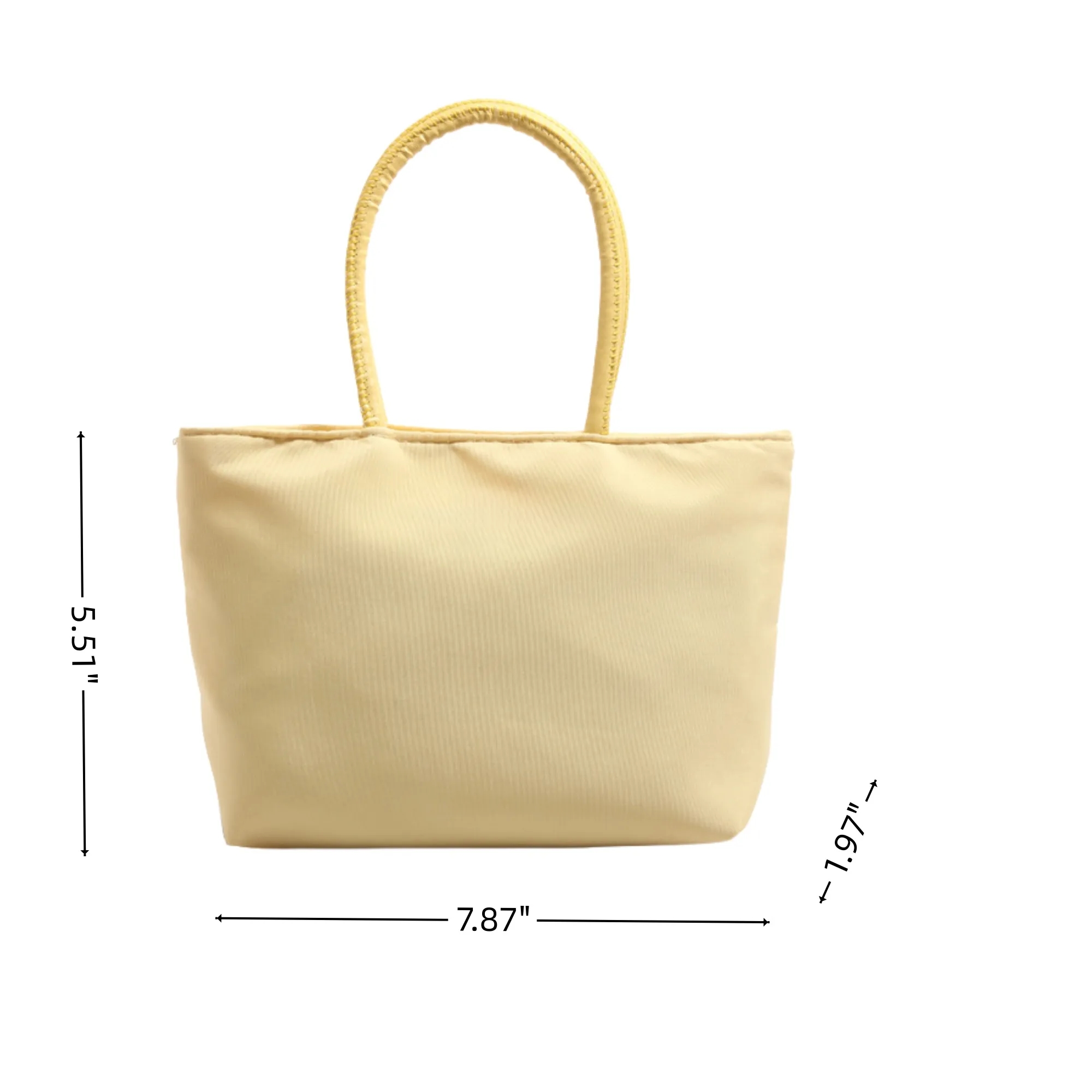 Women Mini Gift Tote Bag Handbag With Zipper 5