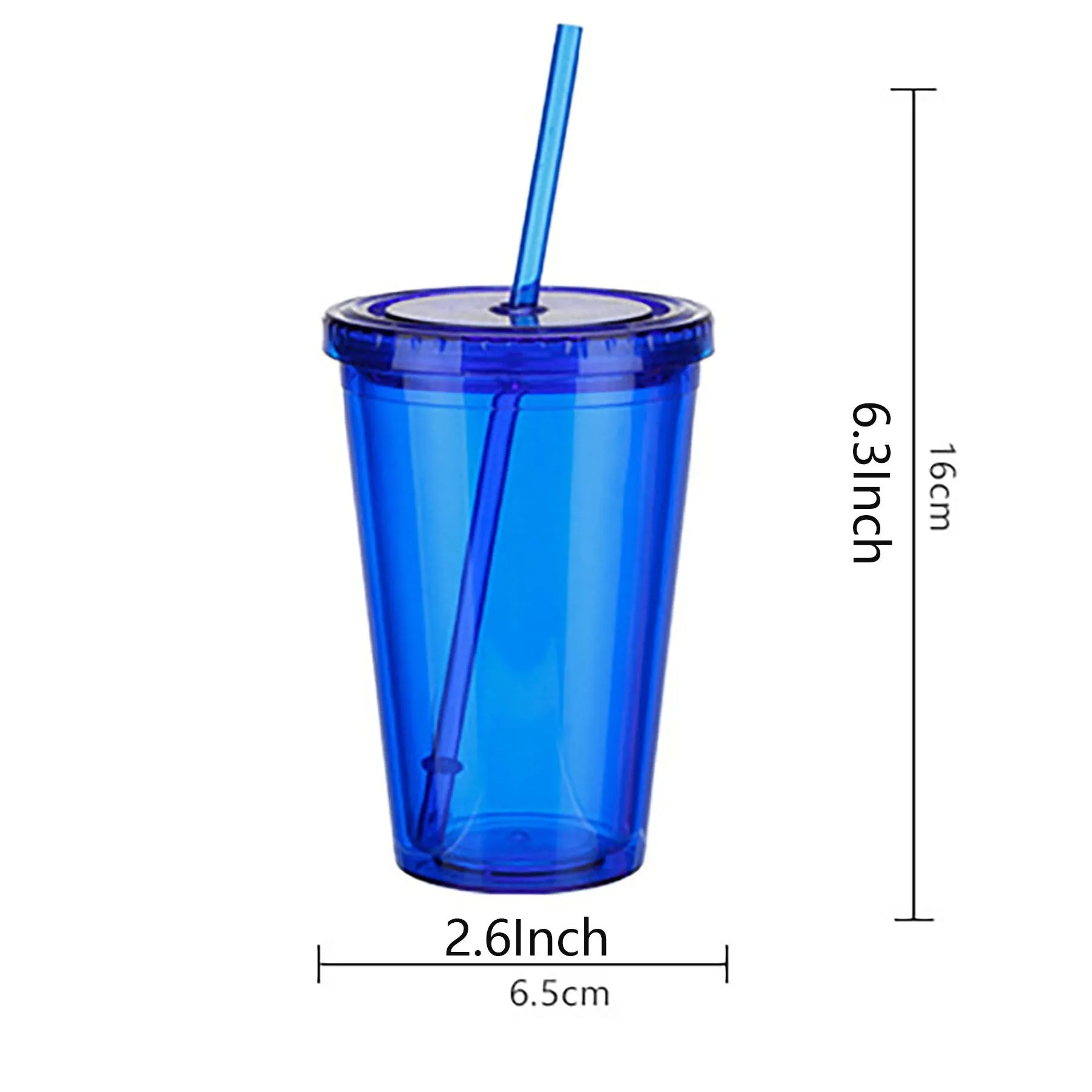 16oz Clear Drink Sippy Cup 2