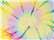 Unisex Multi-Color Tie-Dyed T-Shirt - 1000 125