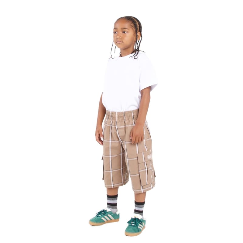 Shaka Wear Youth Plaid Shorts 24