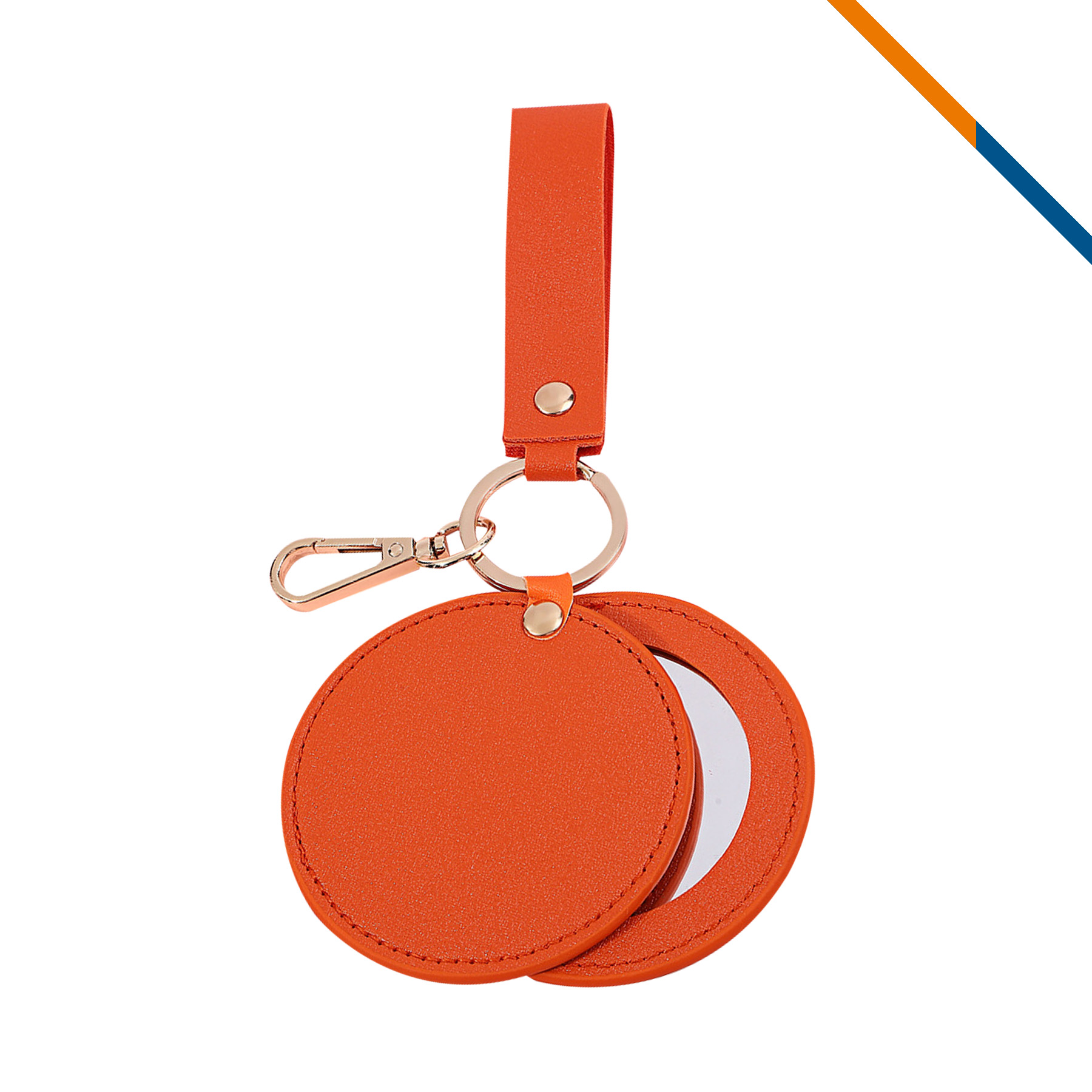 Rava PU Leather Keychain Mirror 10