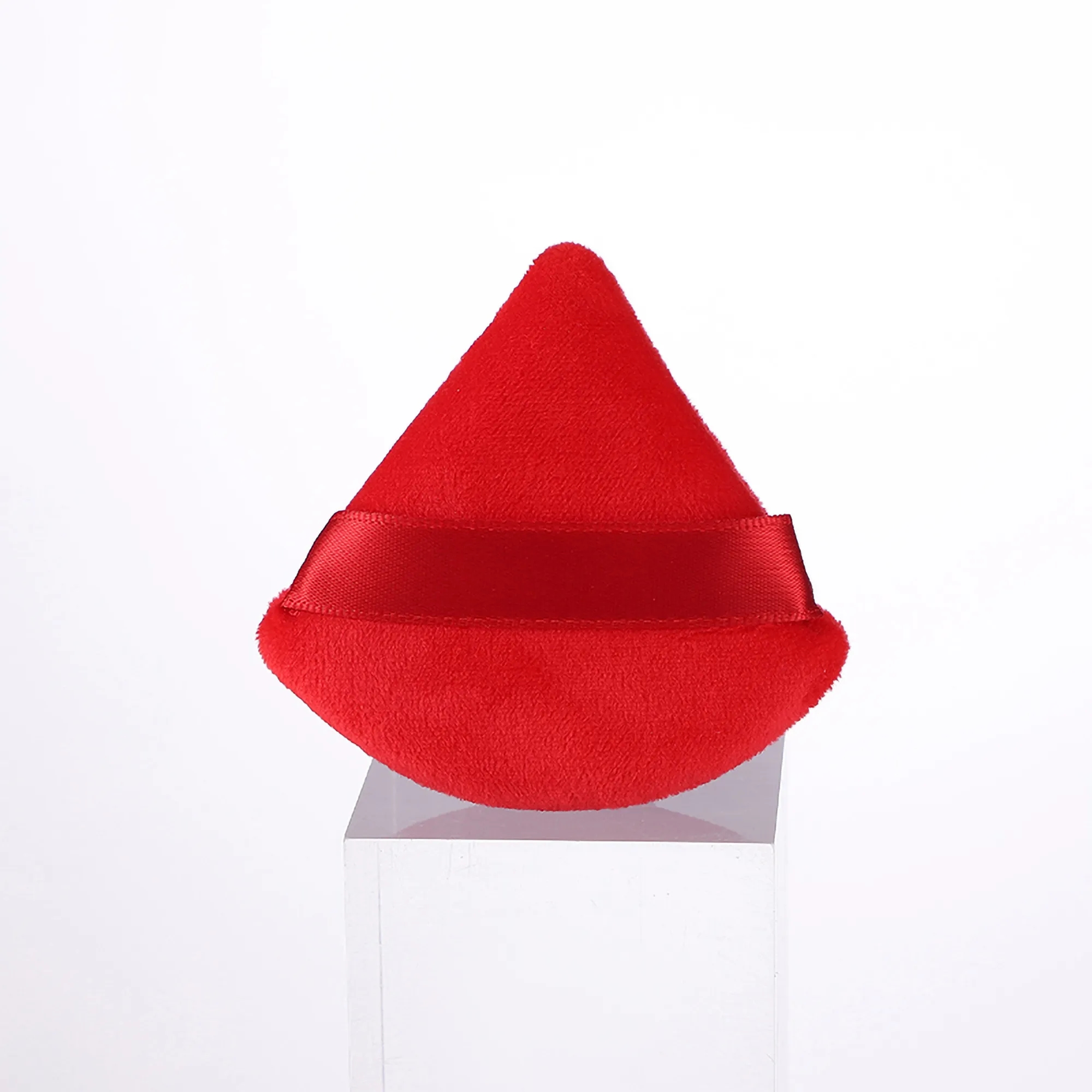 Triangle Powder Puff Makeup Velour Cosmetic Blender Sponge 15