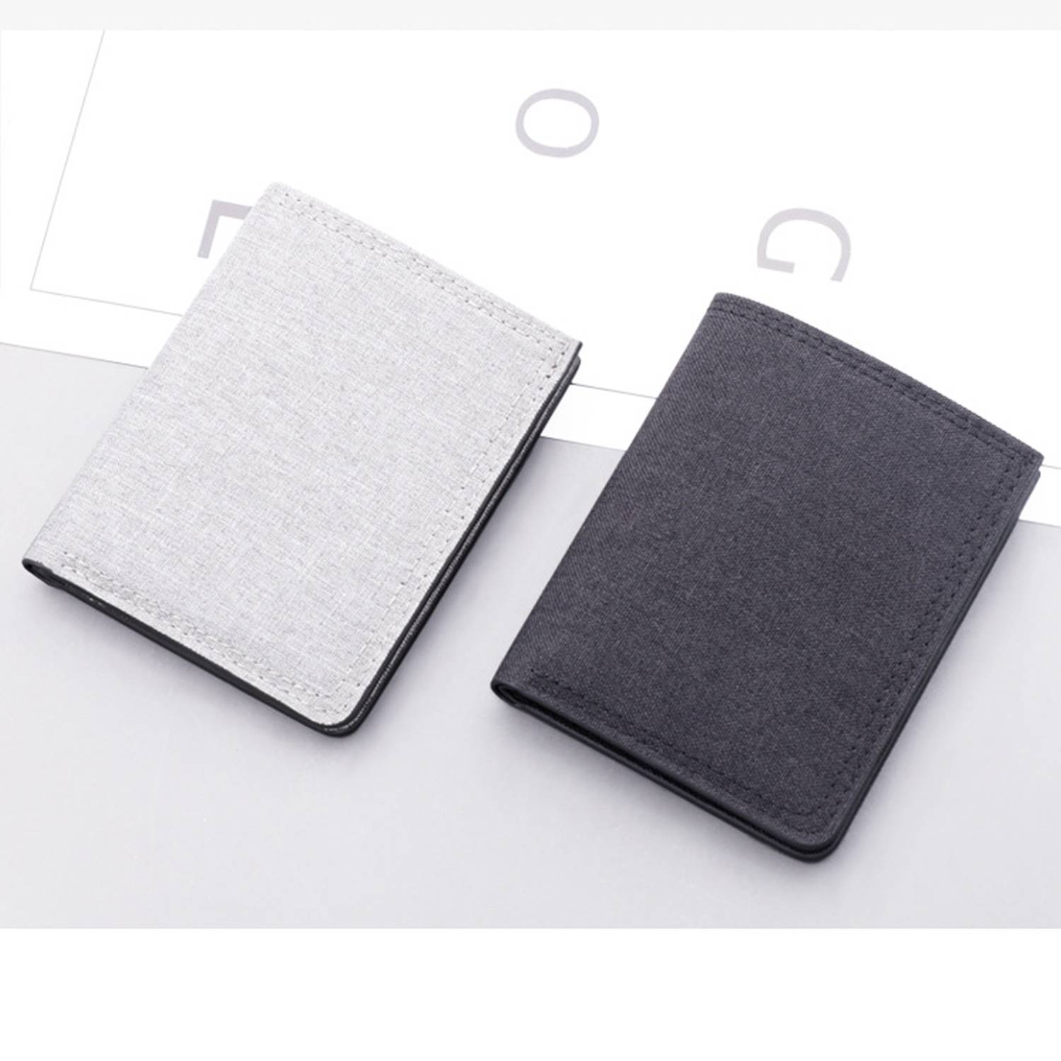 Portable Canvas Wallet w/ Card Slots 6