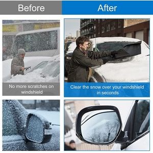 Car Windshield For Ice And Snow With Side Mirror Cover 3