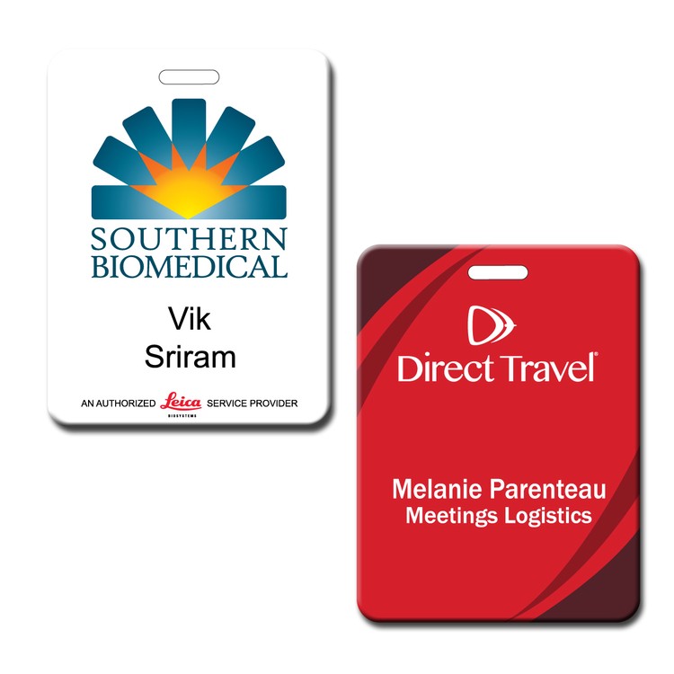 The Atlas full color name badge 3"x 4" 4