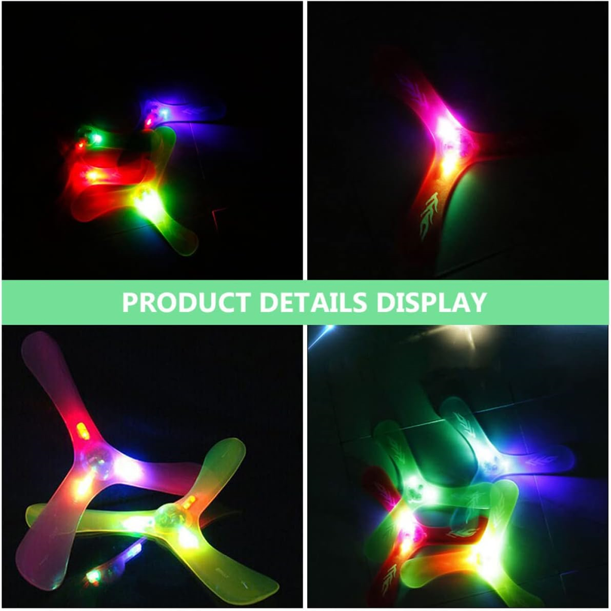 Luminous Triangle Boomerang 6