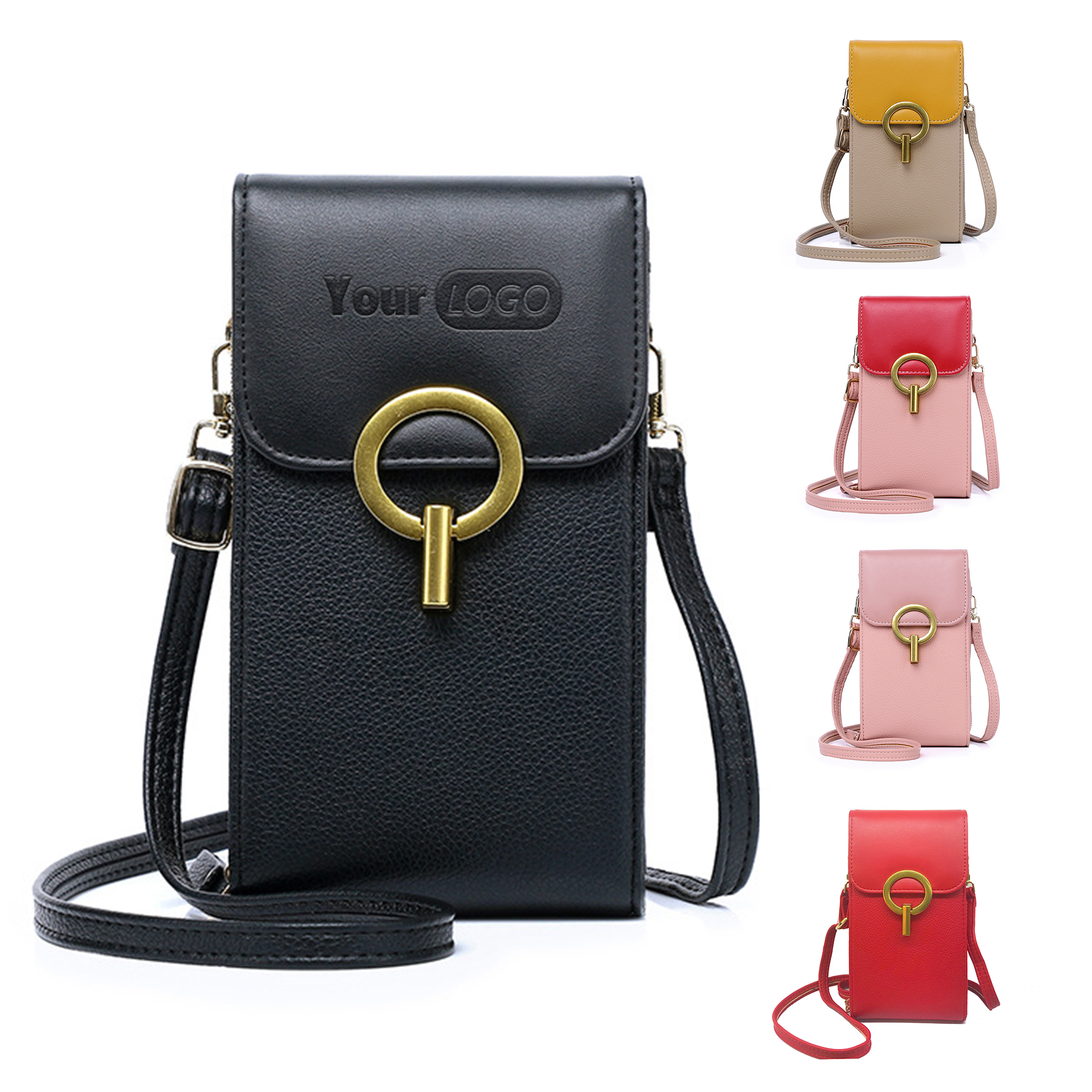 PU Cross Body Cell Phone Purse 2