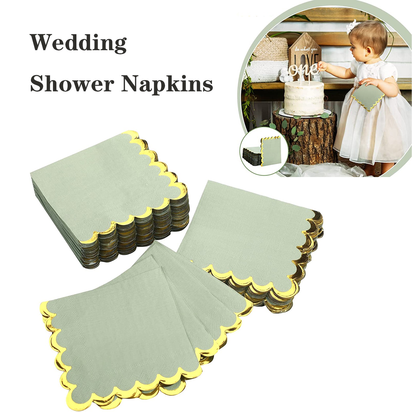 Disposable 2 Ply Beverage Napkin 1