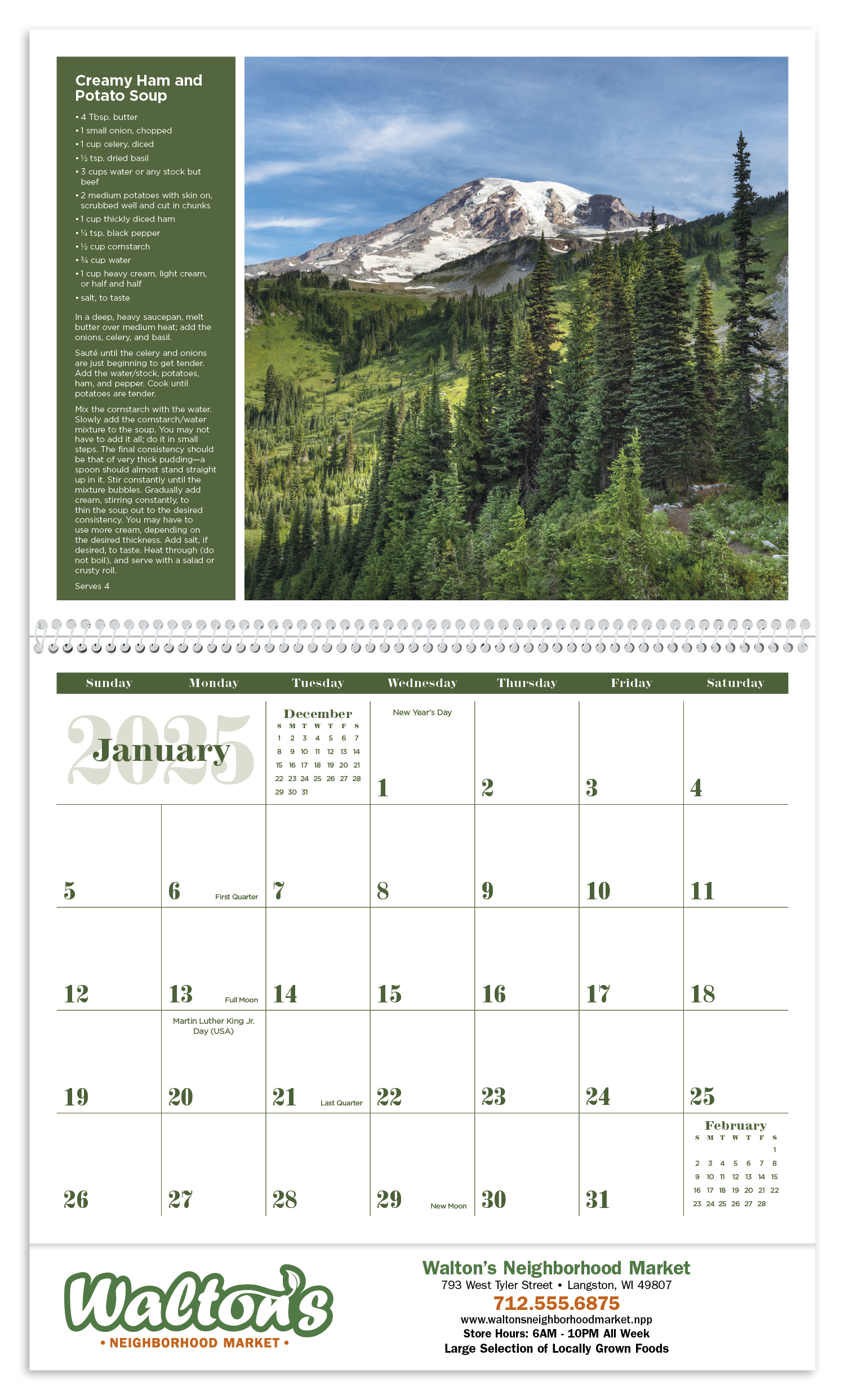 Triumph® Calendars America the Beautiful with Recipes Calendar 39