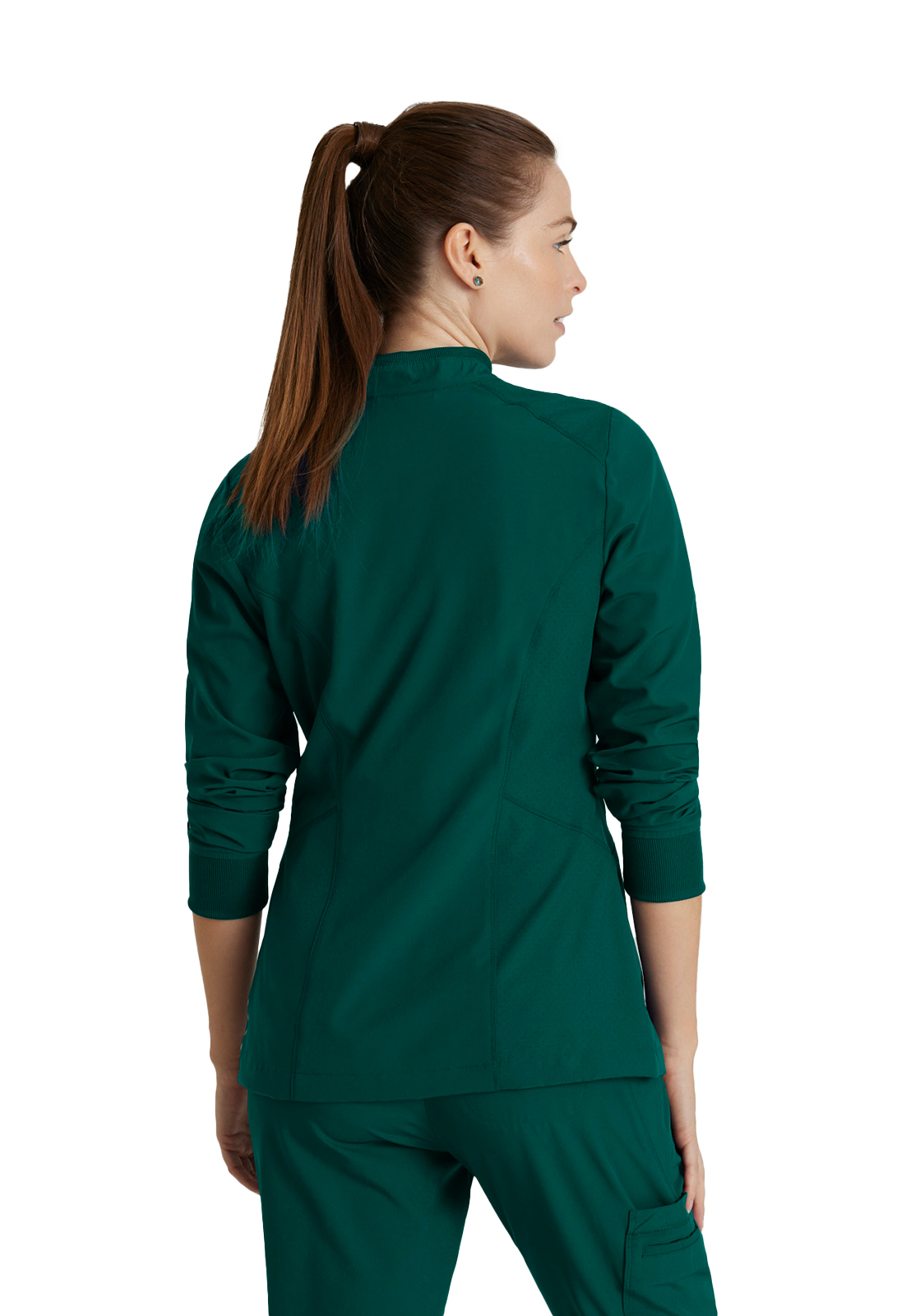 Barco One - Women's Four-Pocket Zip-Up Venture Warm-Up Scrub Jacket 28