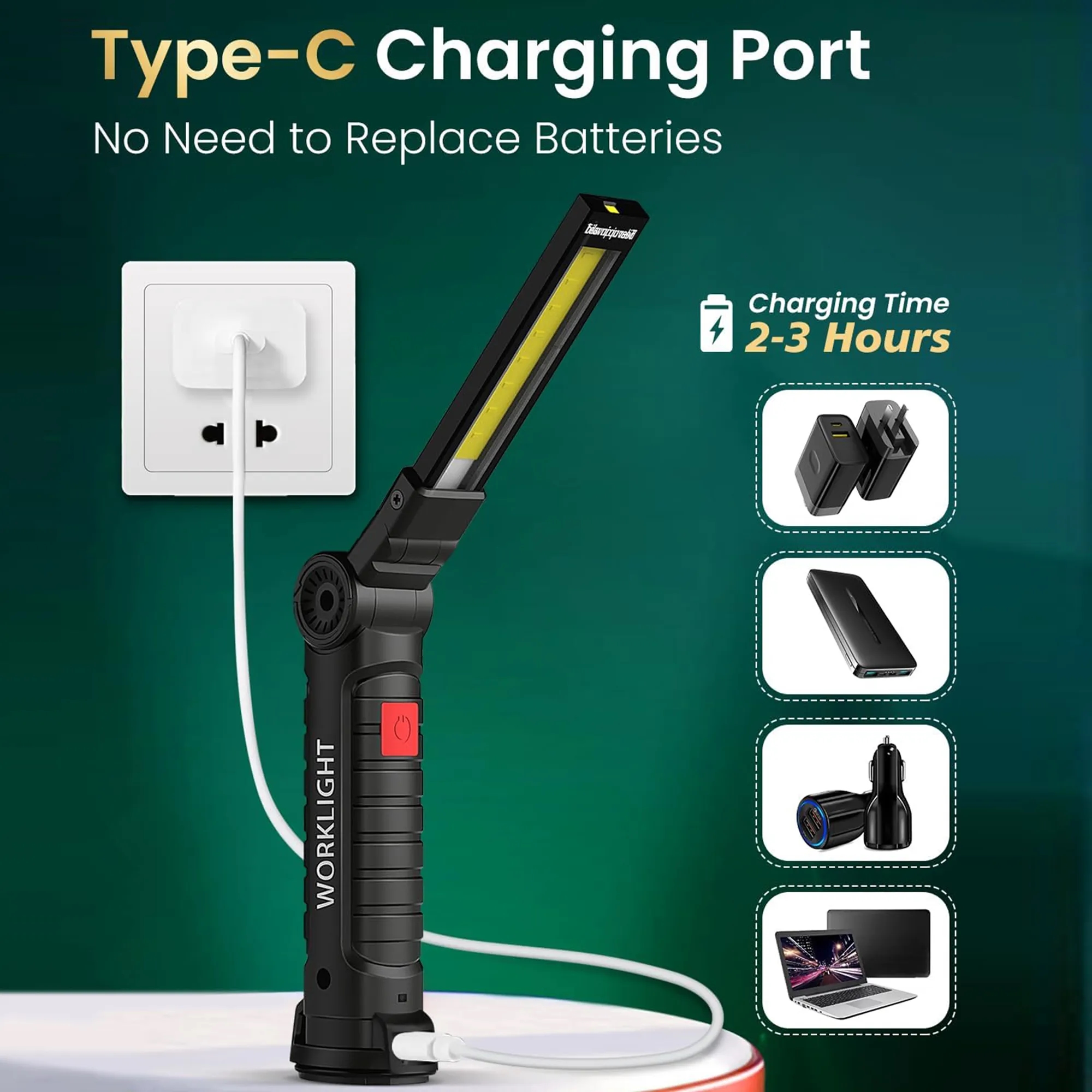 Multi-Function Foldable LED Work Light 3