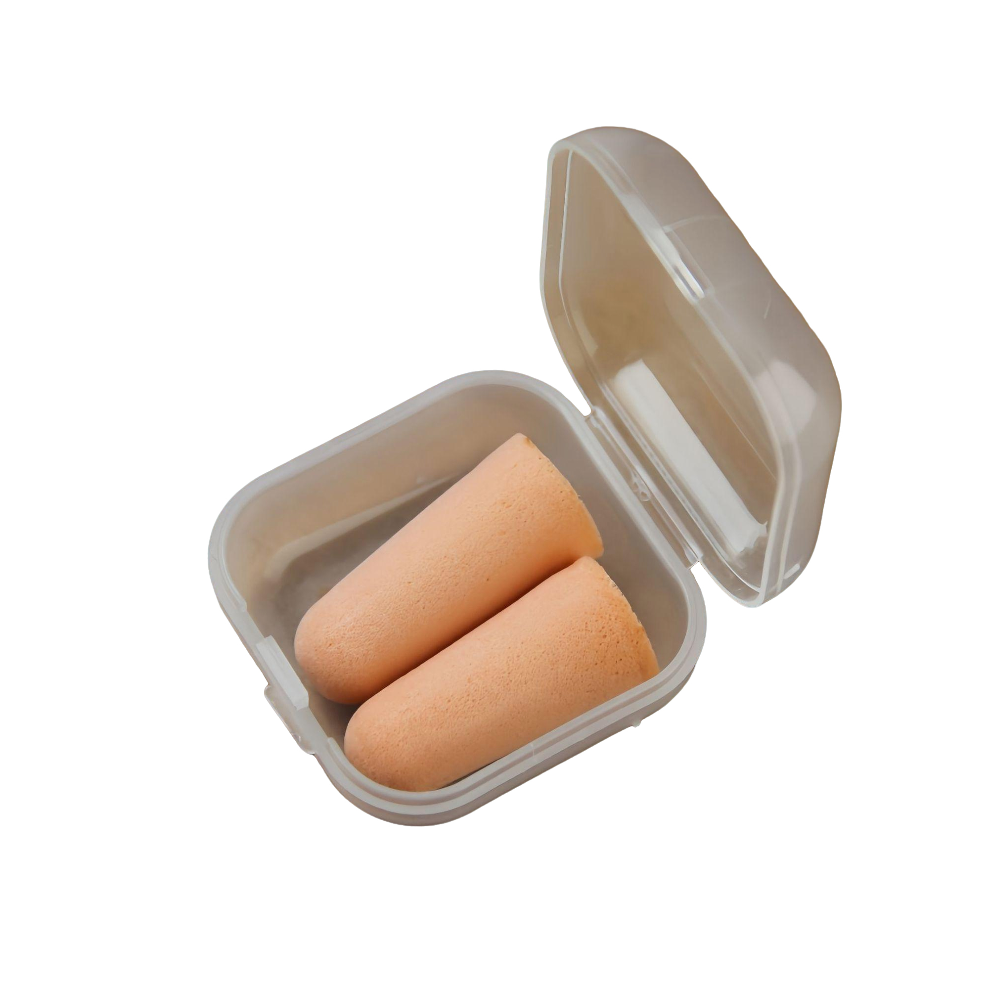 PU Foam Earplugs with Plastic Storage Case 1