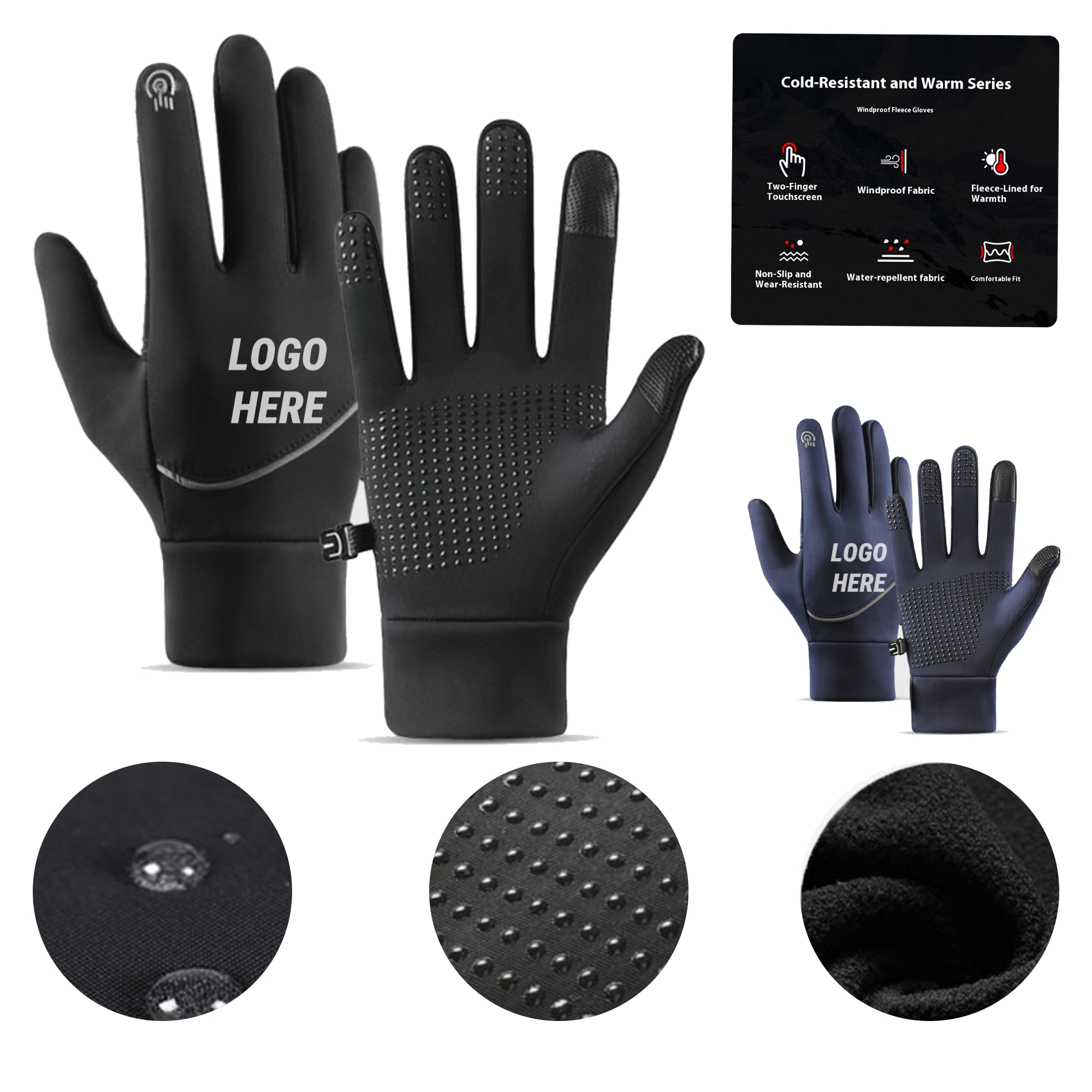 MOQ:5pcs Winter Gloves 4