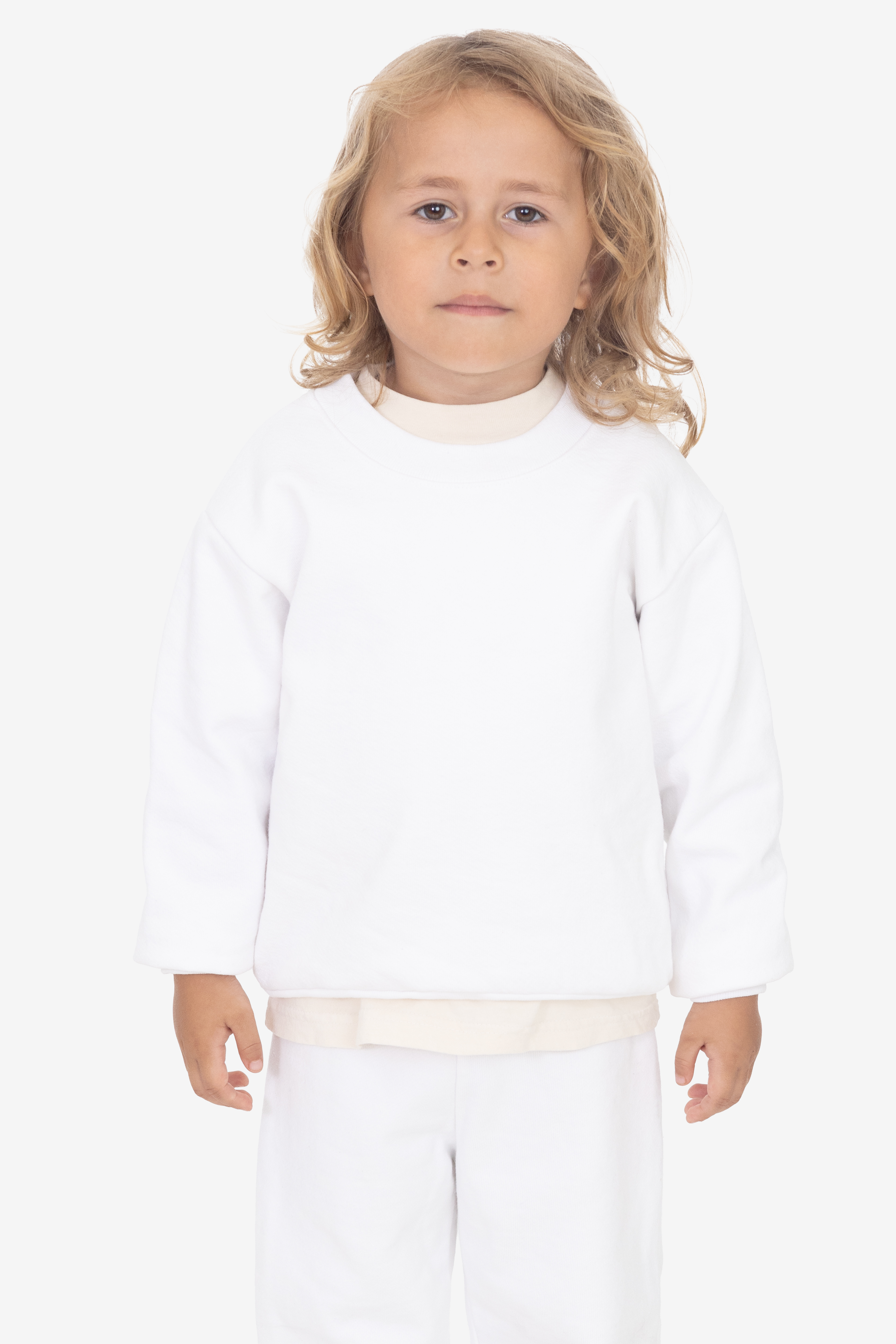 TODDLER HEAVY FLEECE CREW 14