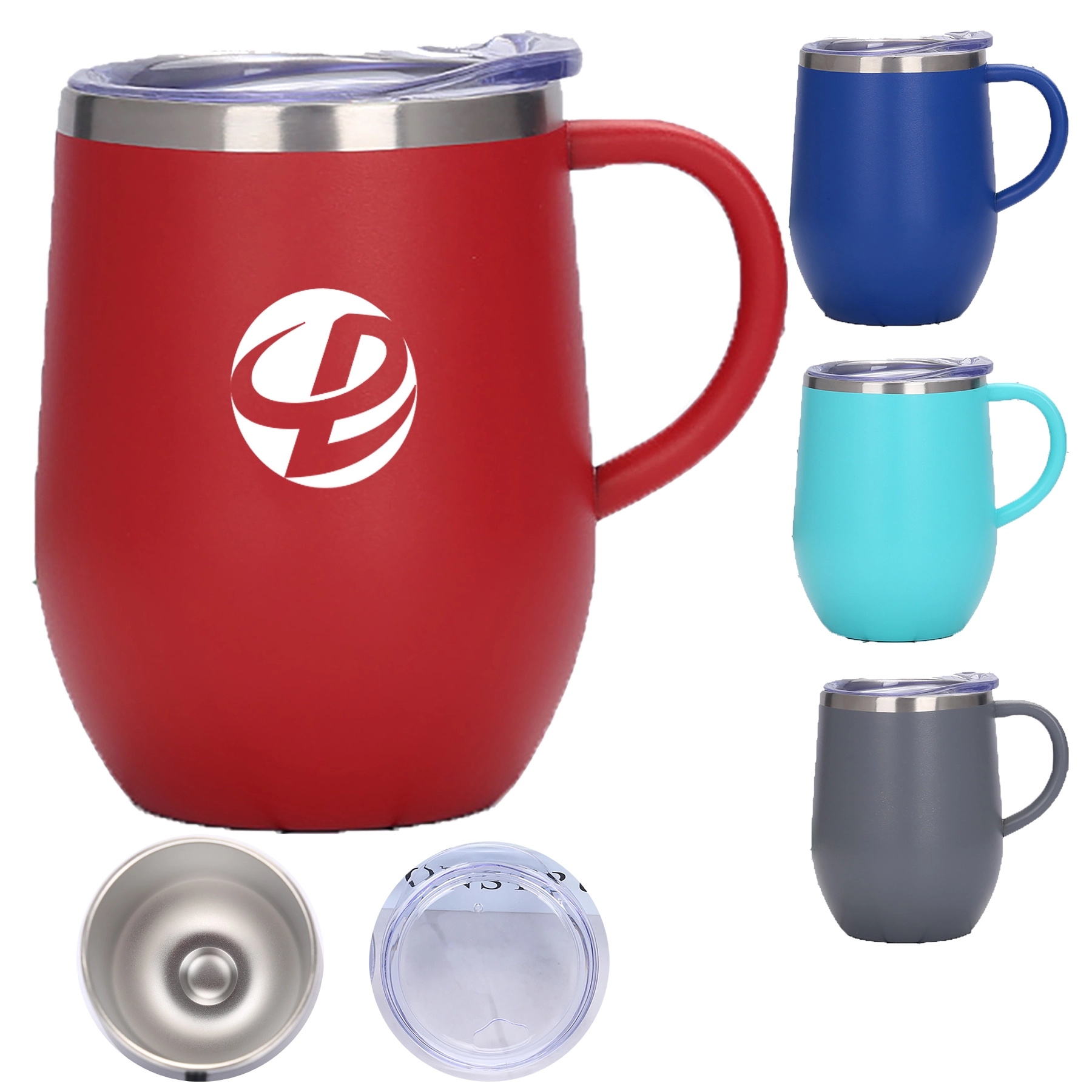 Stainless Steel Triple Can Cooler Bottle with Lid for 12 oz 7
