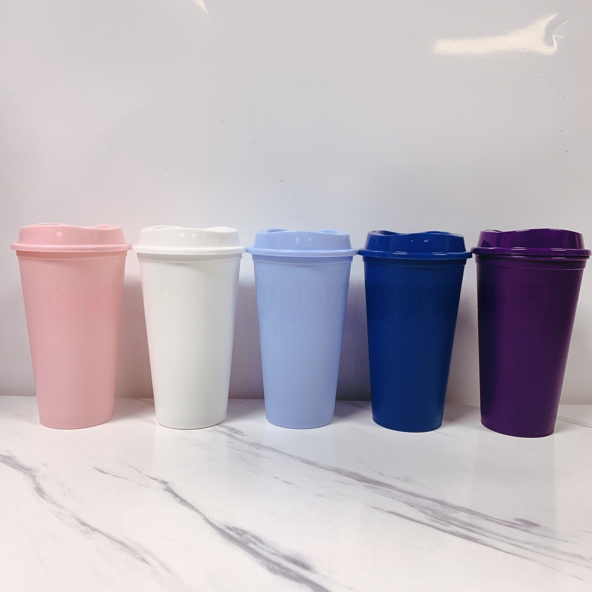 16 Oz PP Coffee Mug Frosted Supply Drinking Mugs 6