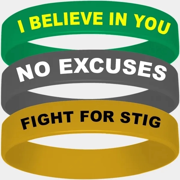 Custom Printed Silicone Wristbands 2