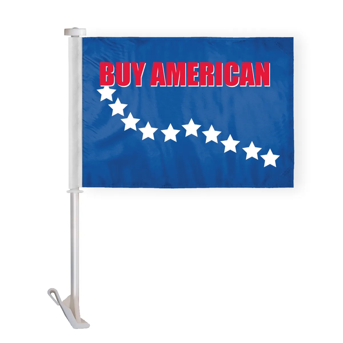10.5" x 15" Advertising Car Flag - wPoly 1 Ply 12