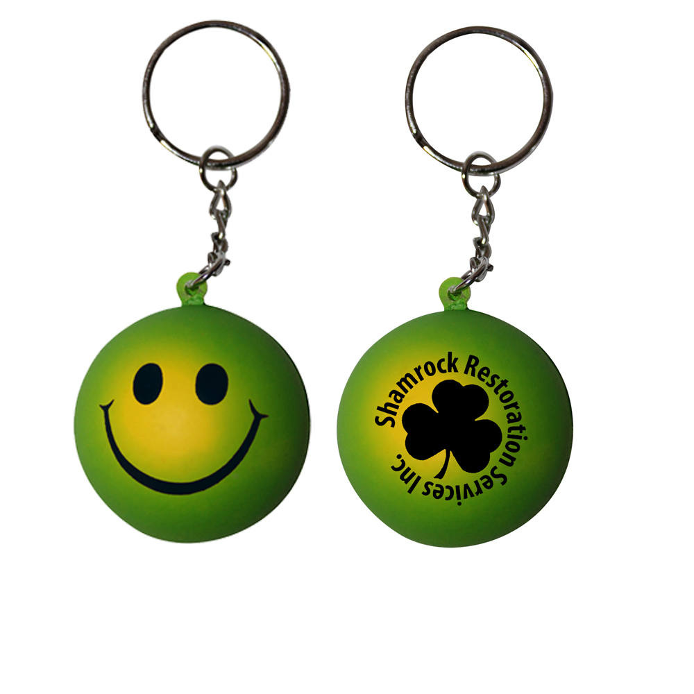 Mood™ Smiley Face Stress Key Chain 3