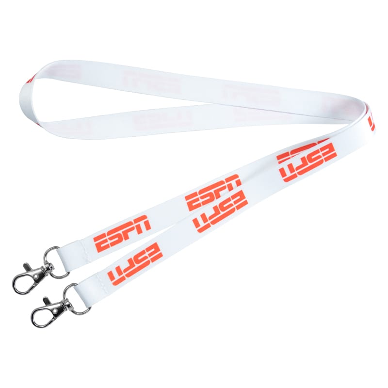 Open Ended Double Clip Full Color Lanyards 5