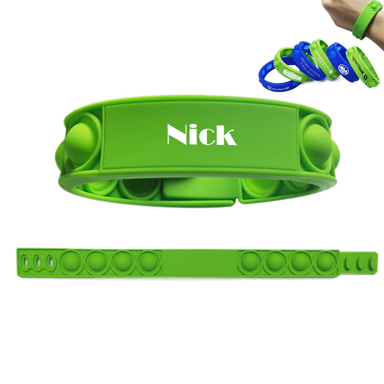 Push Pop Stress Reliever Bracelets 1