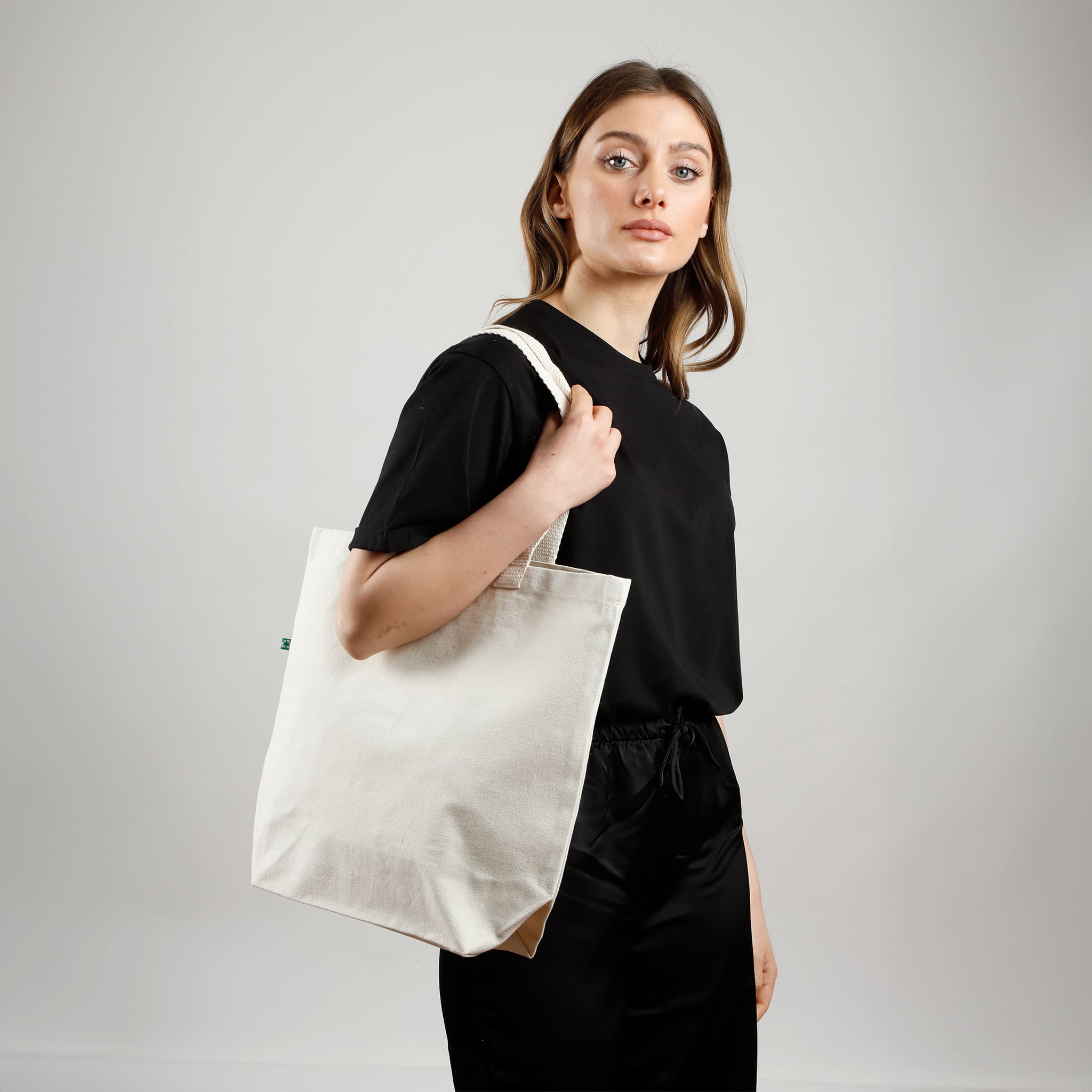 Recycled Canvas Trendy All-Day Tote Bag 12
