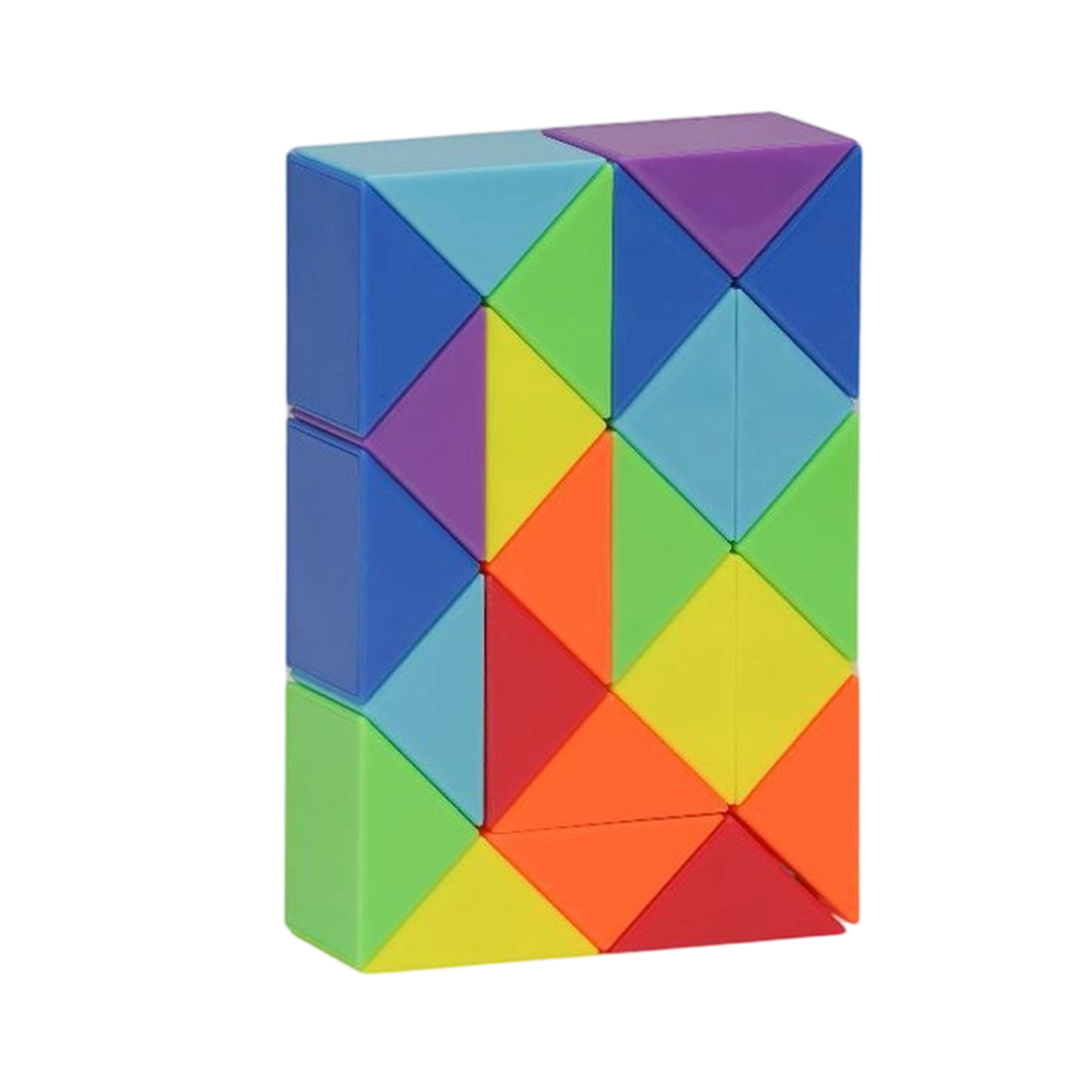 Large Twist Puzzle Snake With 24 Segment 4" Length x 0.98" Width x 2.8" Height 2